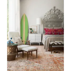 Alexander Home Genova Distressed Medallion Area Rug