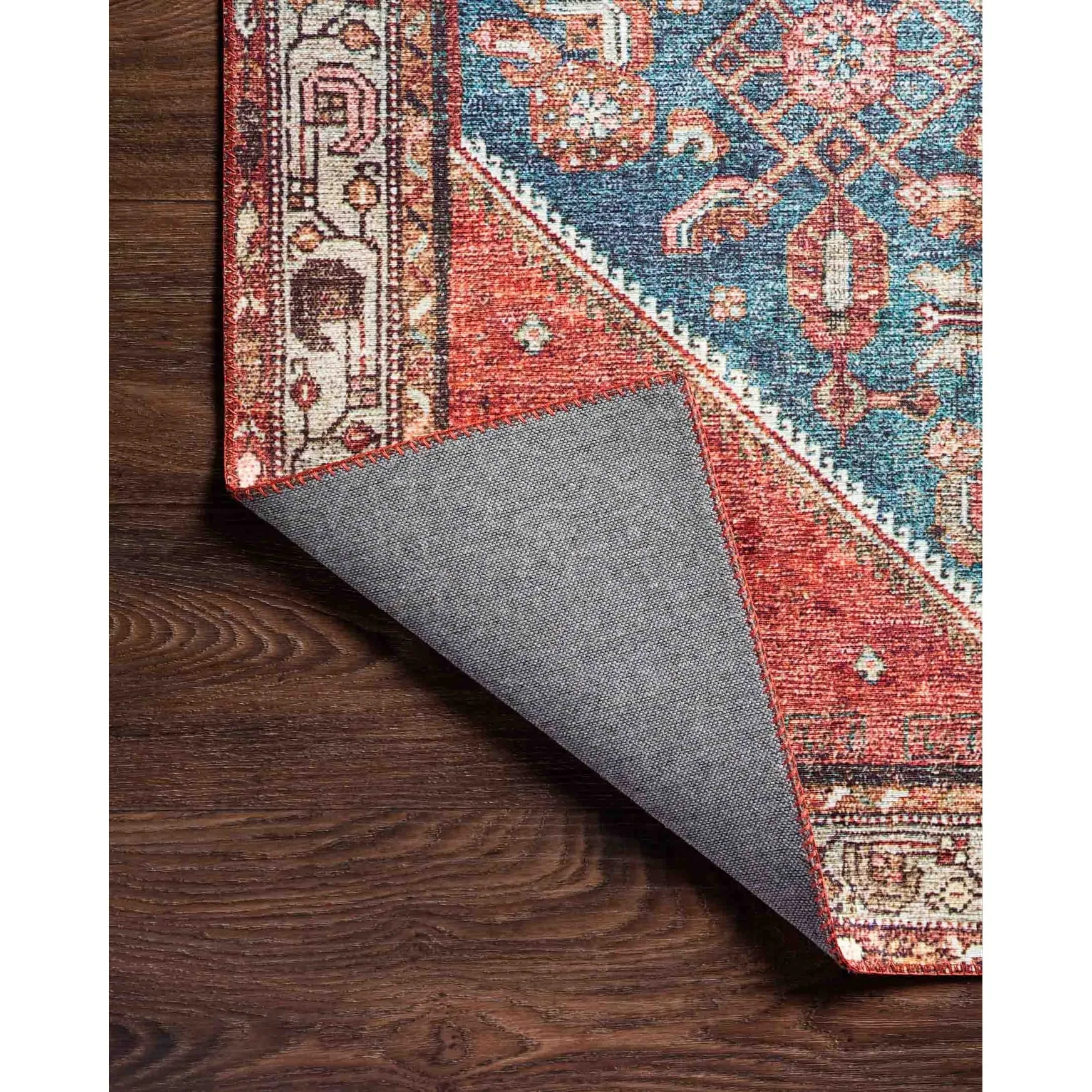 Alexander Home Isabelle Boho Vintage Botanical Printed Area Rug