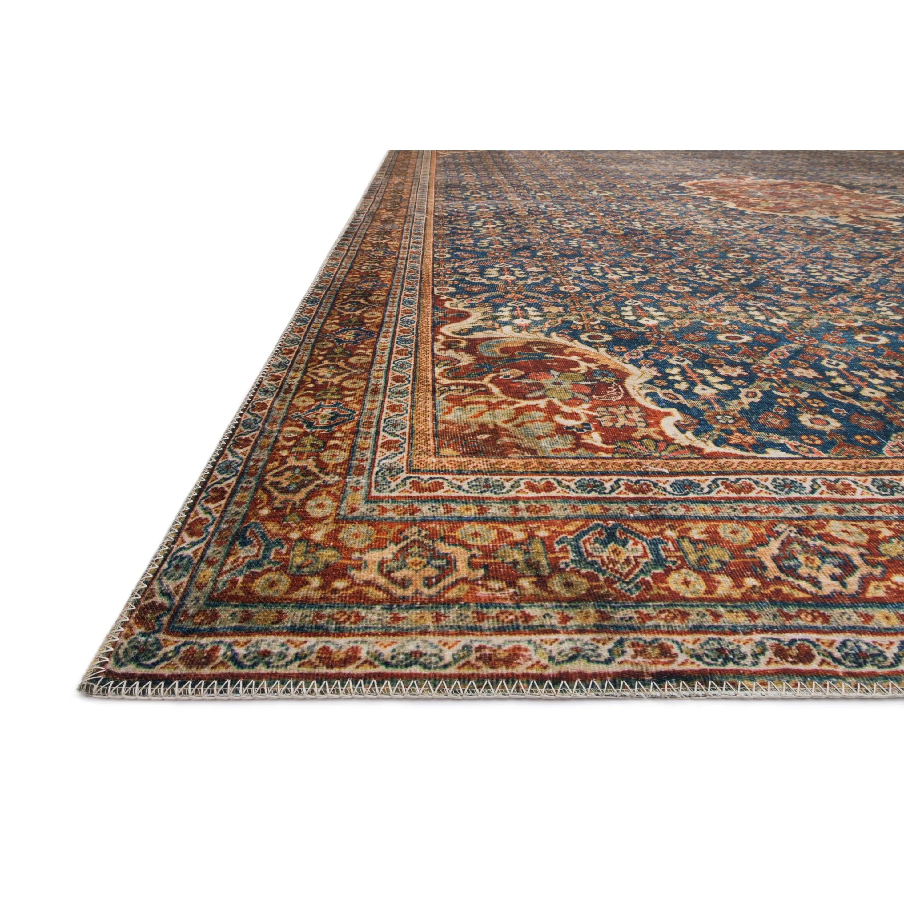 Alexander Home Isabelle Traditional Vintage Border Printed Area Rug
