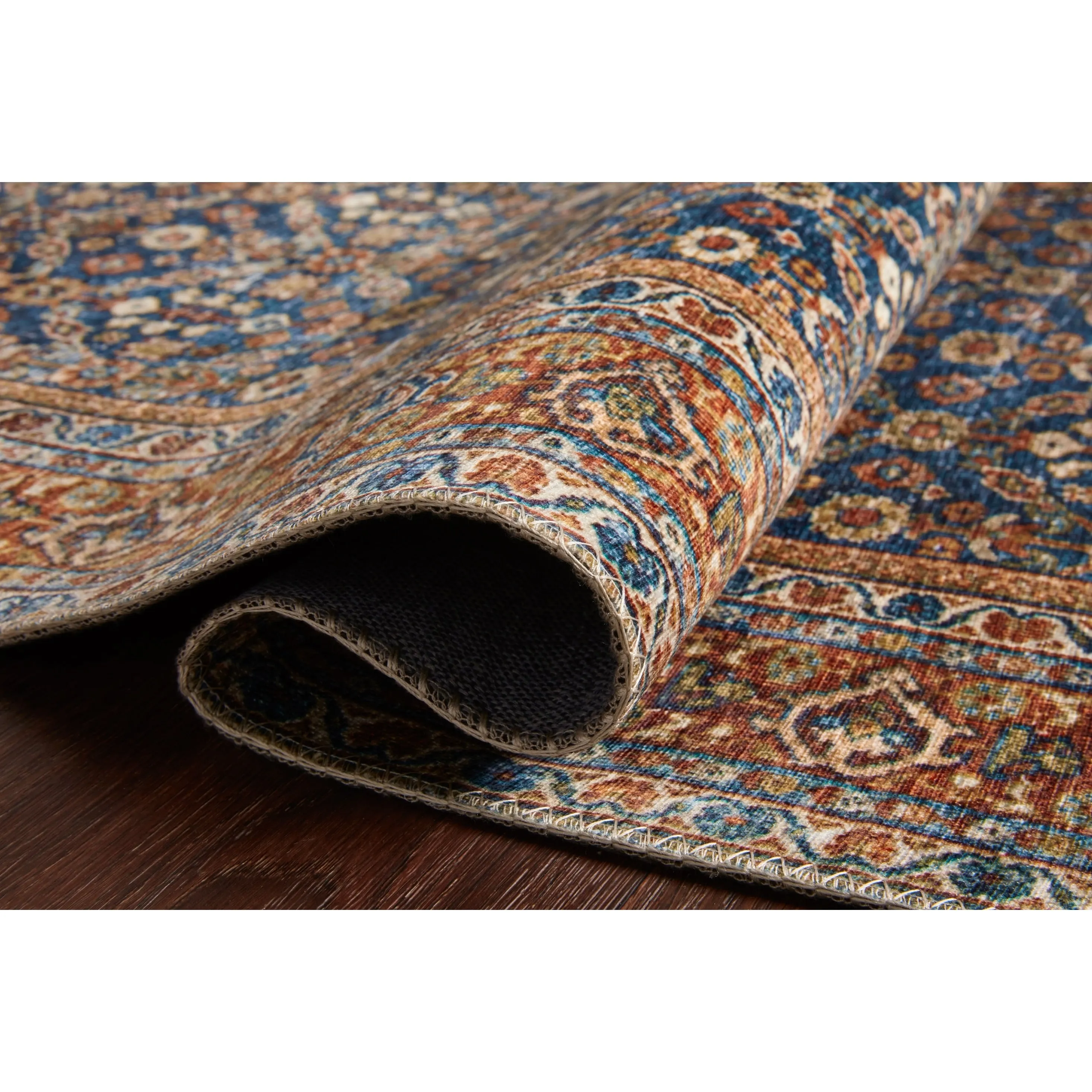 Alexander Home Isabelle Traditional Vintage Border Printed Area Rug
