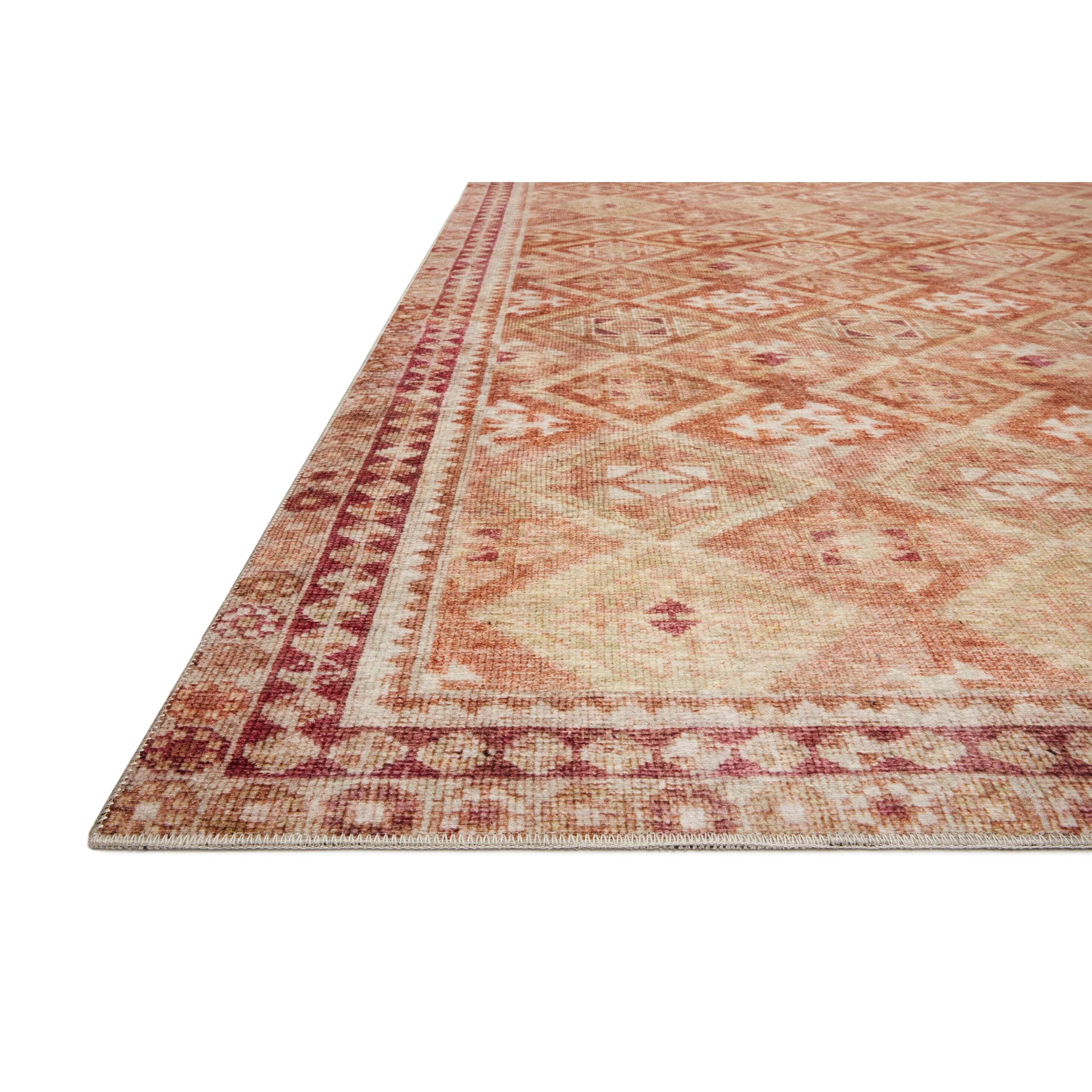 Alexander Home Isabelle Vintage Boho Diamond Area Rug