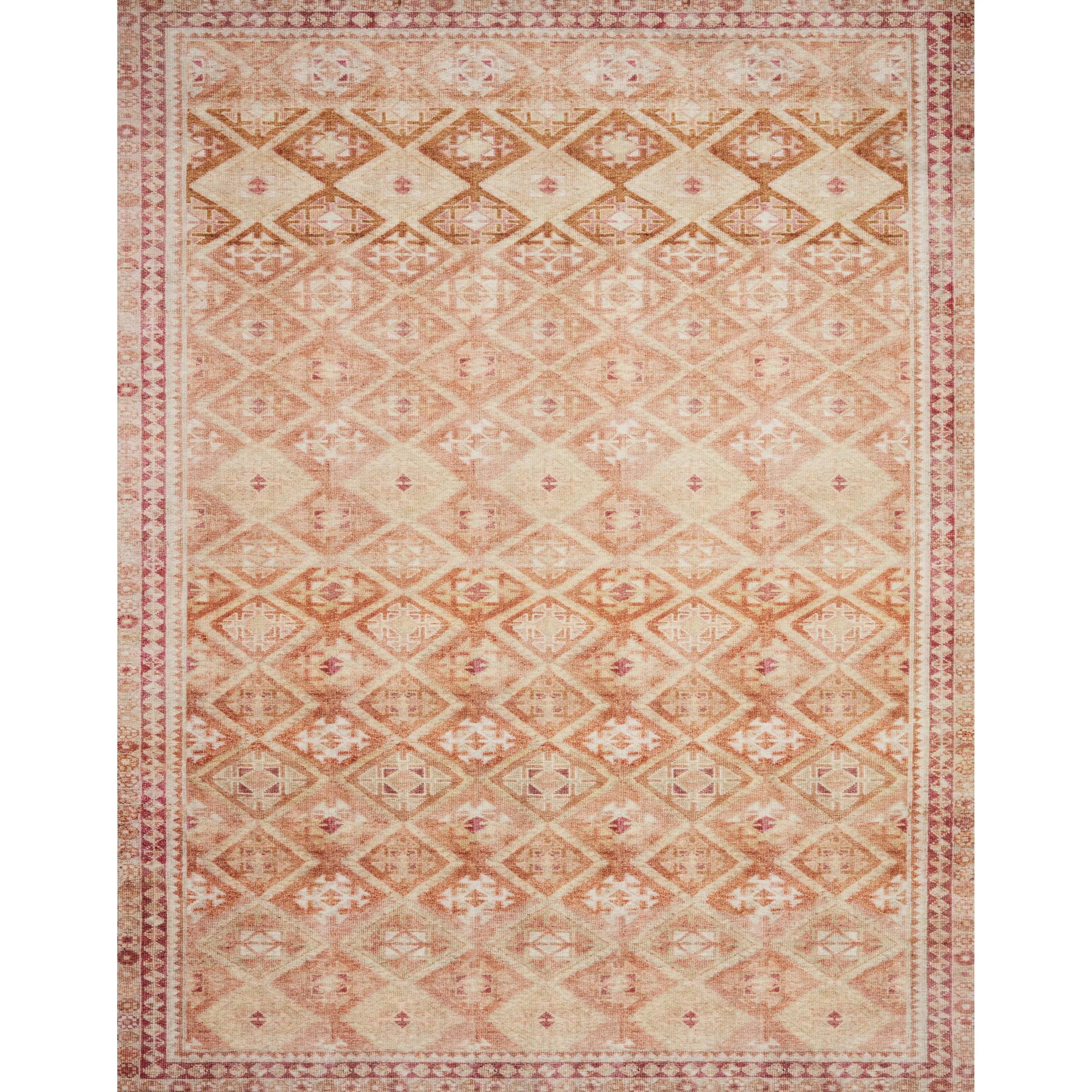 Alexander Home Isabelle Vintage Boho Diamond Area Rug