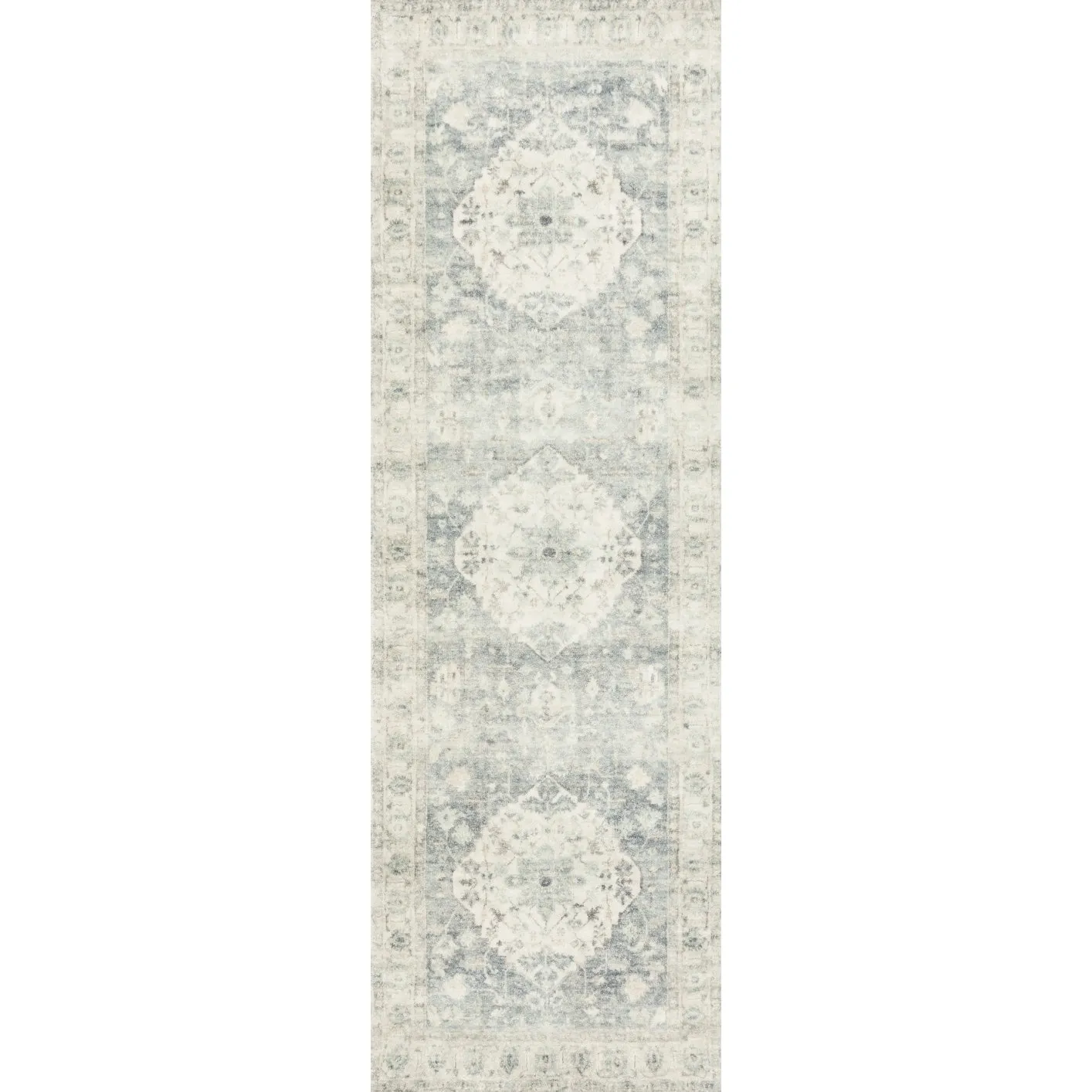 Alexander Home Juliet Ultra-soft Distressed Medallion Rug
