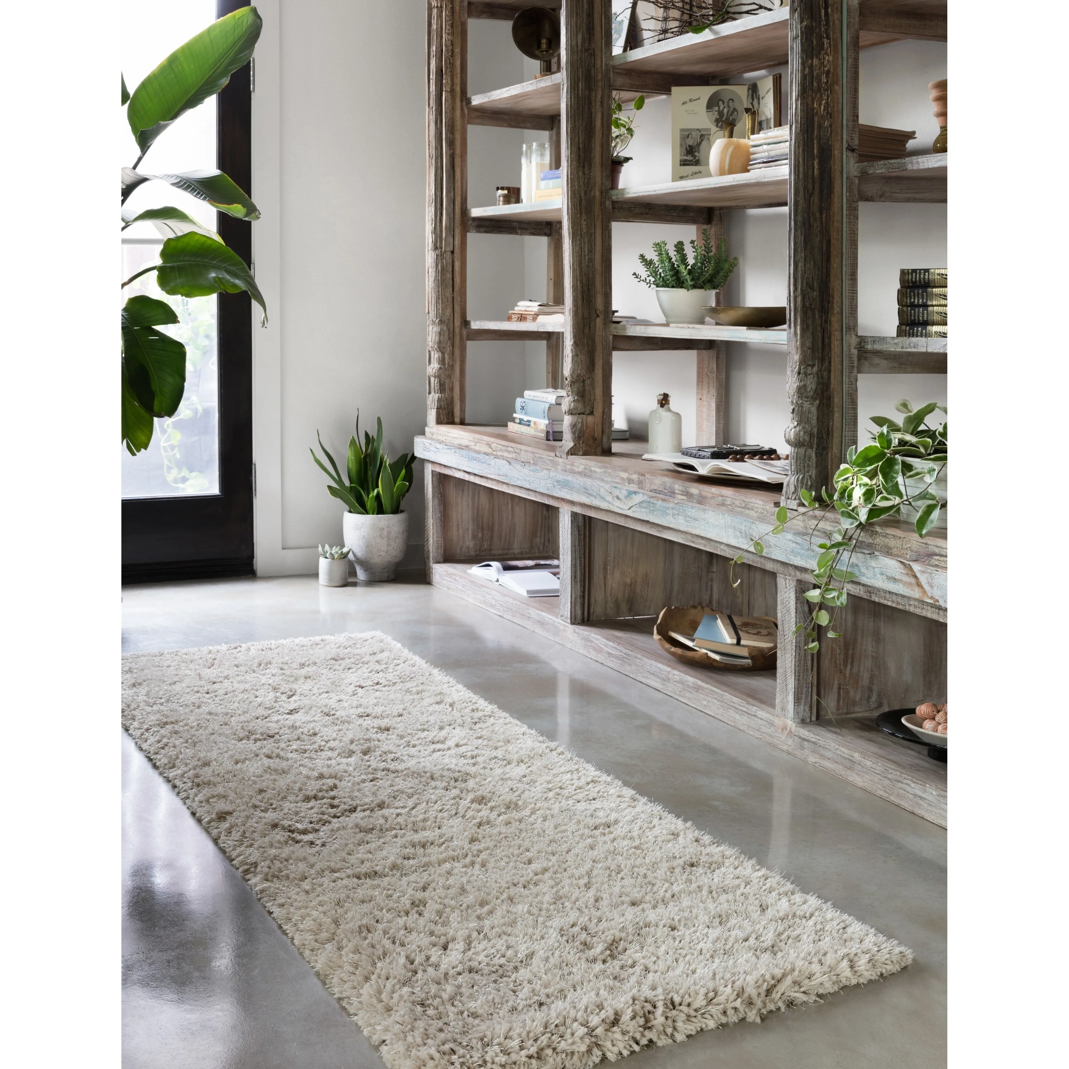 Alexander Home Laura Hand-tufted Modern Shag Area Rug