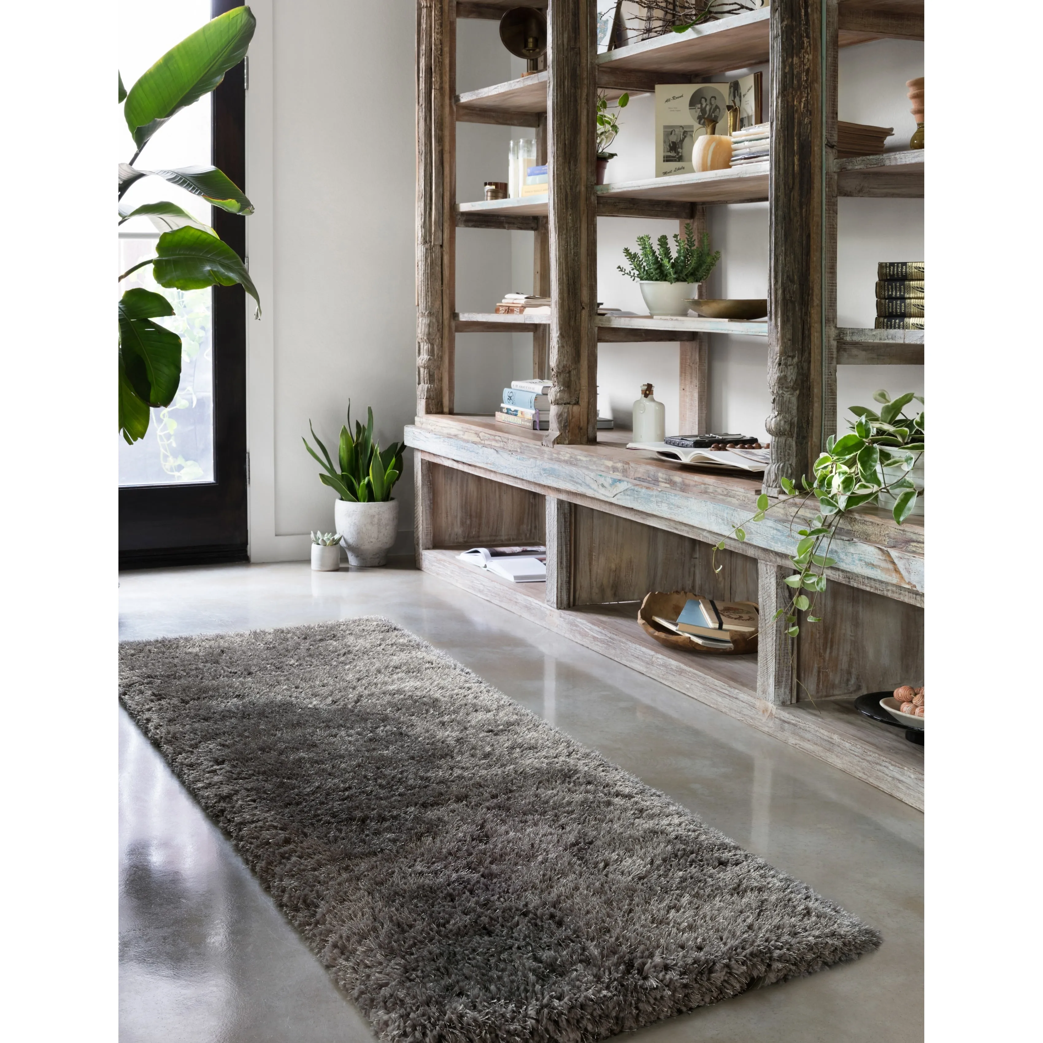 Alexander Home Laura Hand-tufted Modern Shag Area Rug