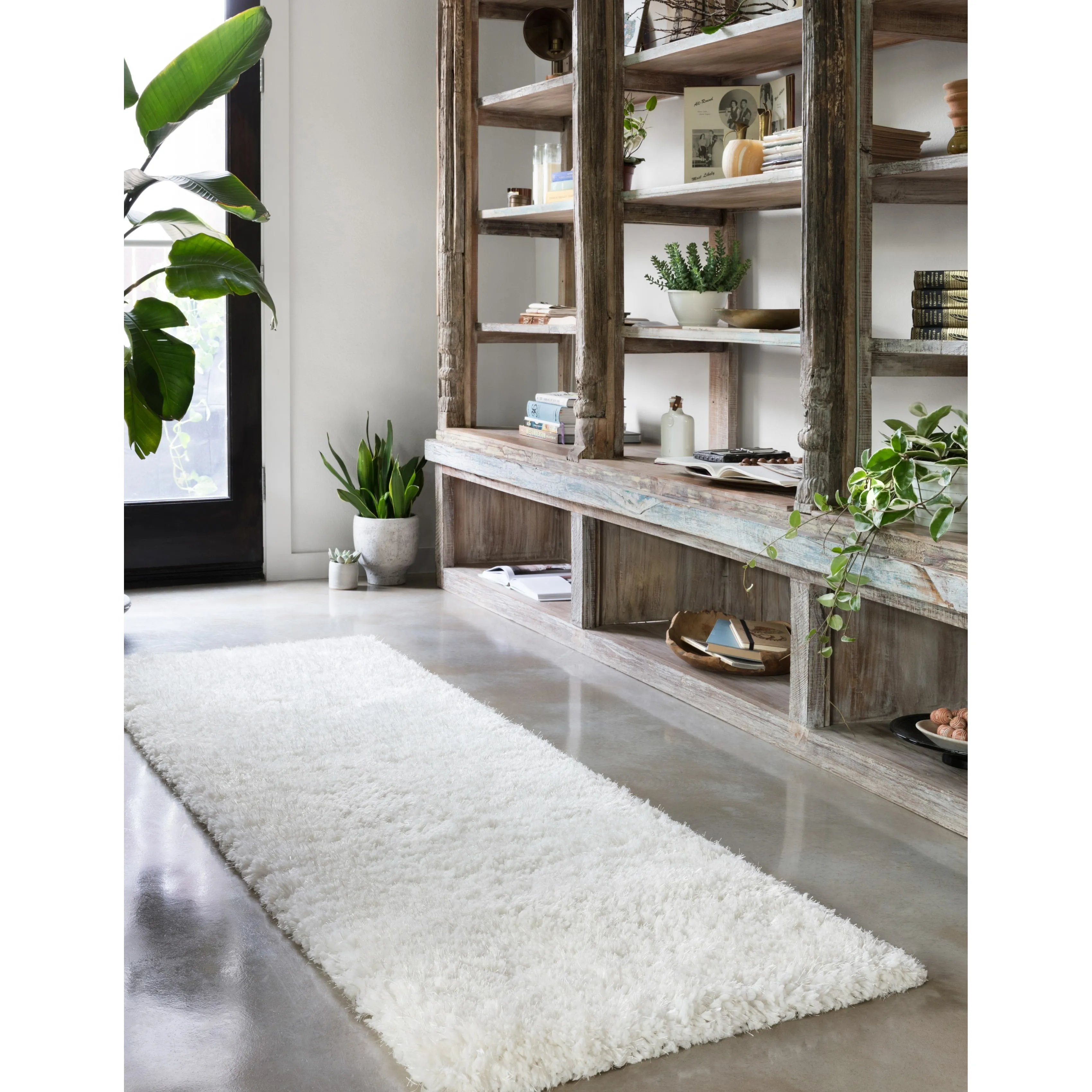 Alexander Home Laura Hand-tufted Modern Shag Area Rug
