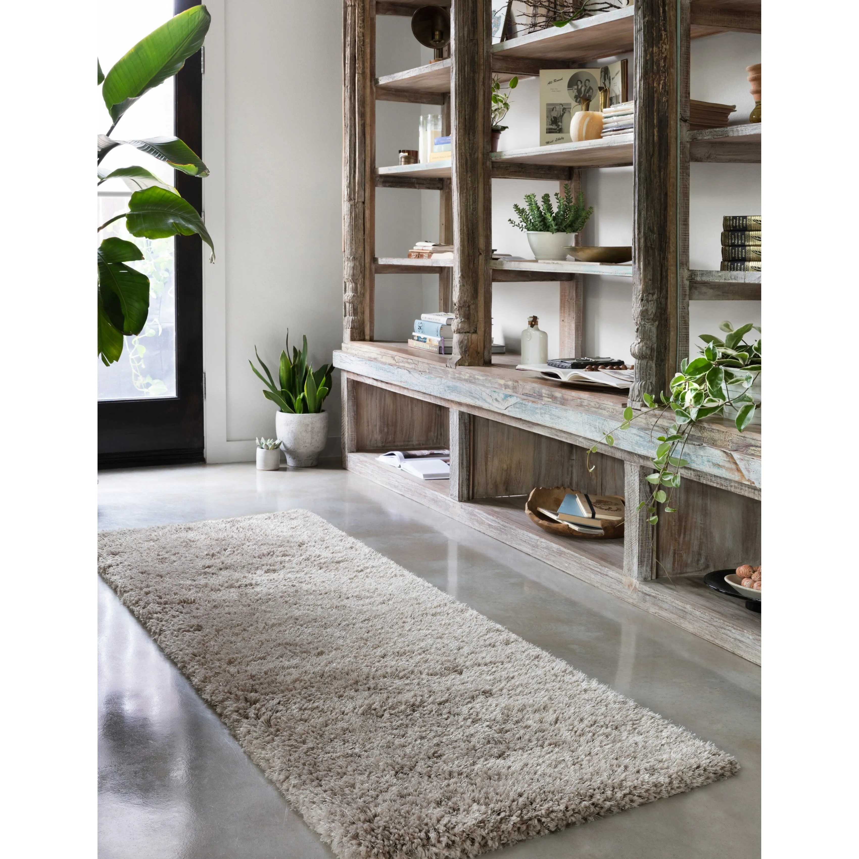 Alexander Home Laura Hand-tufted Modern Shag Area Rug
