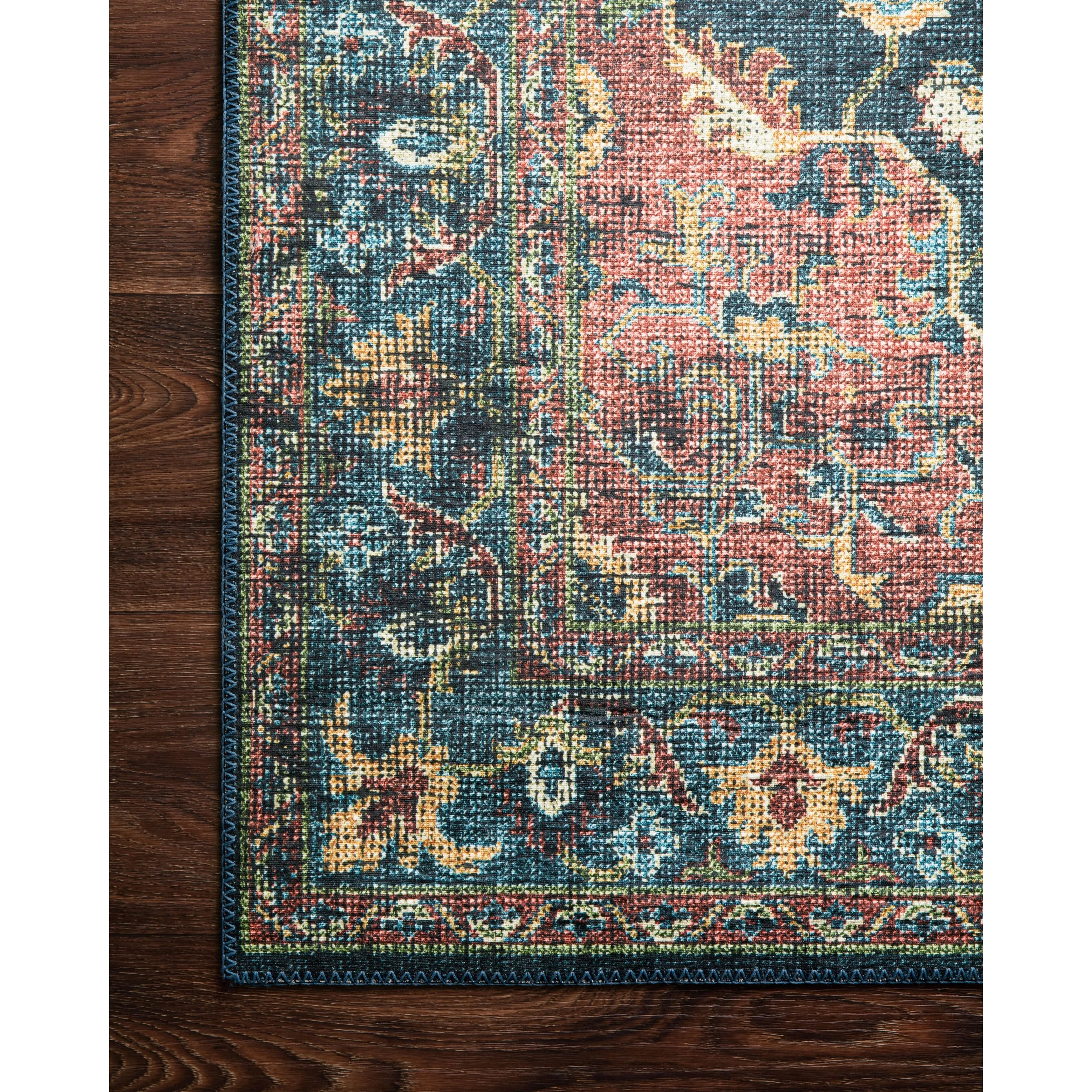 Alexander Home Leanne Traditional Distressed Persian Printed Area Rug