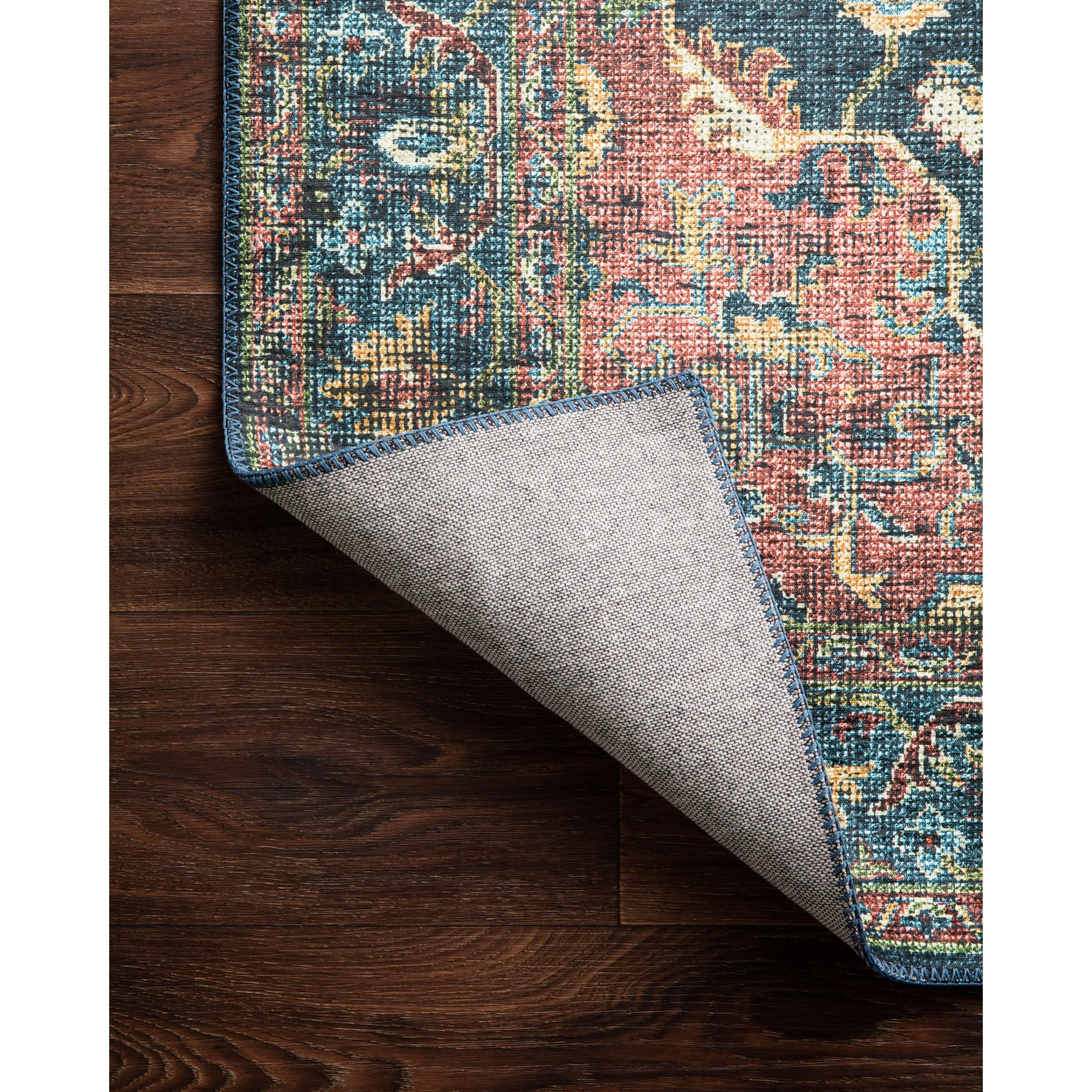 Alexander Home Leanne Traditional Distressed Persian Printed Area Rug