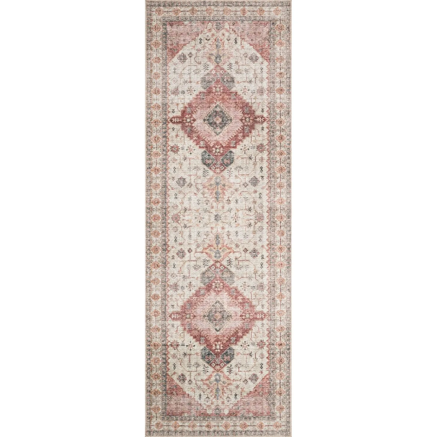 Alexander Home Leanne Vintage Boho Oriental Printed Area Rug