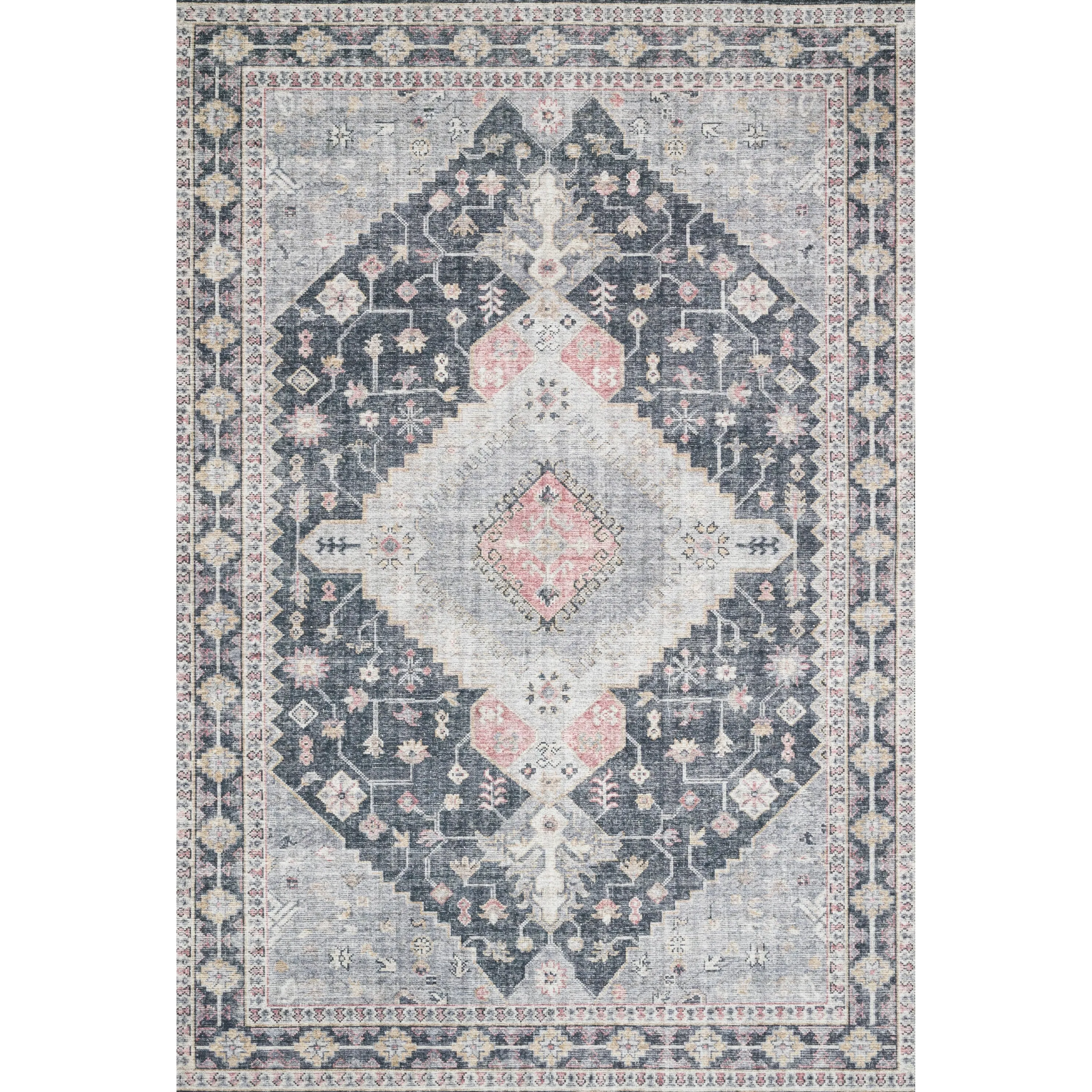 Alexander Home Leanne Vintage Boho Oriental Printed Area Rug