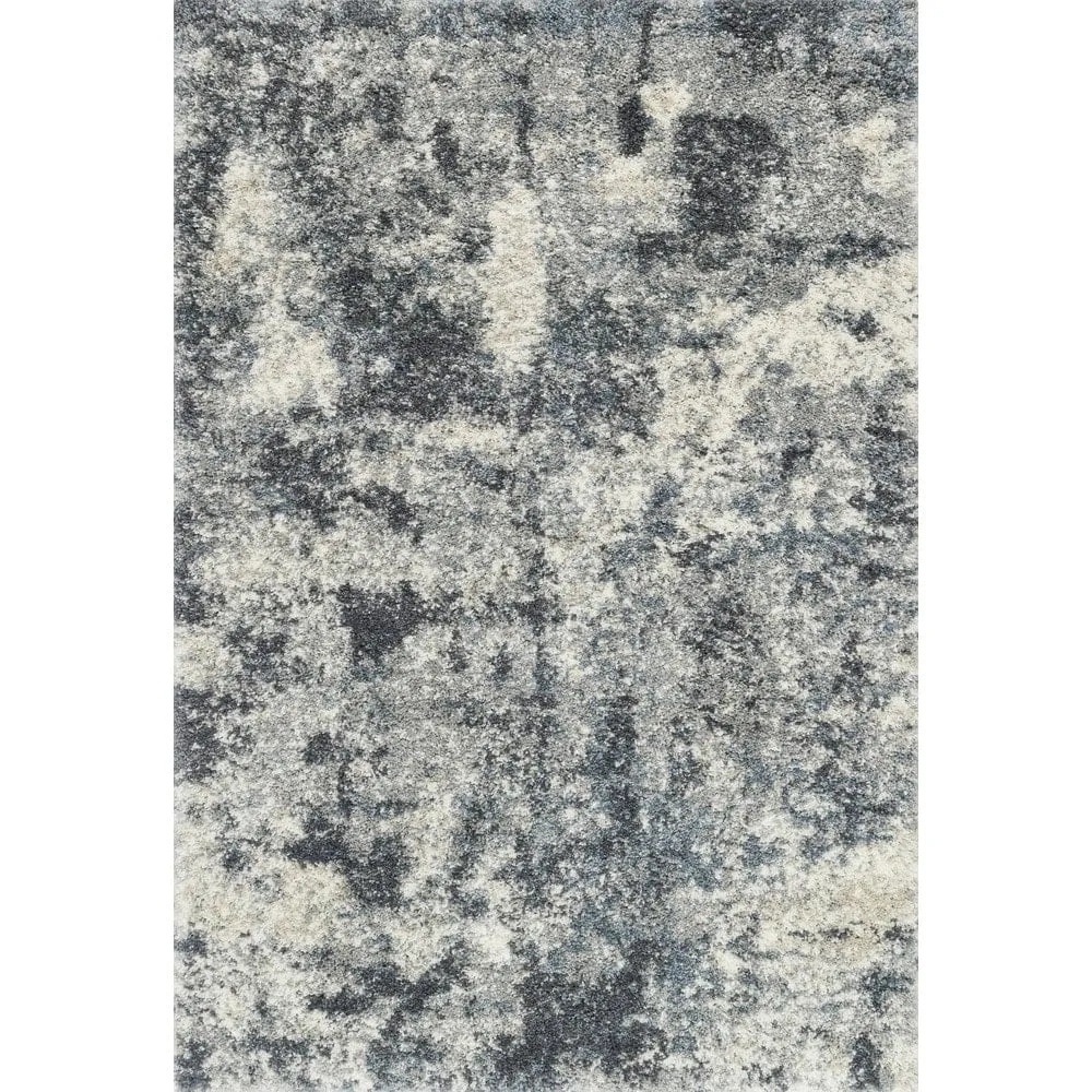 Alexander Home Modern & Modern Abstract Marble Shag Area Rug