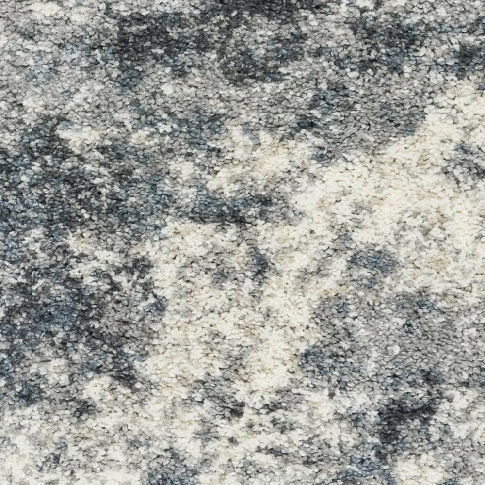Alexander Home Modern & Modern Abstract Marble Shag Area Rug