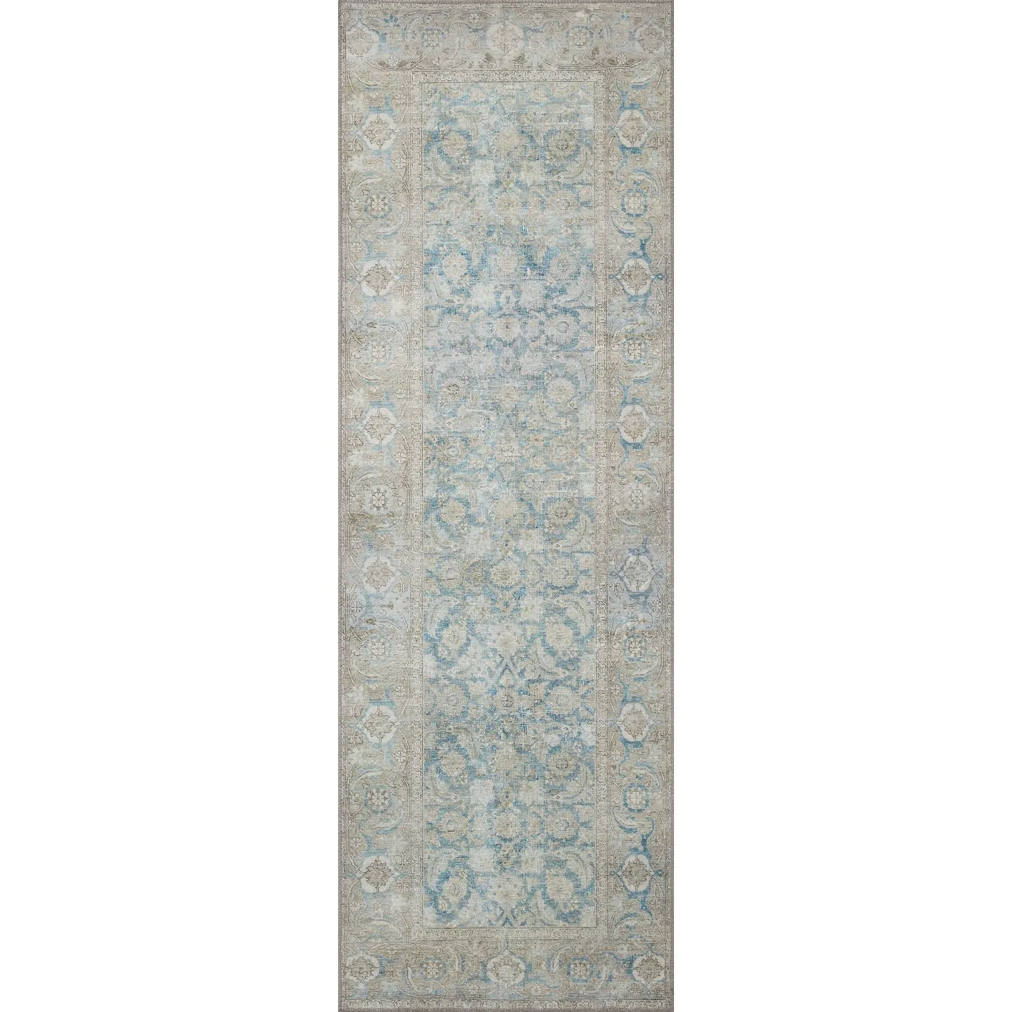Alexander Home Sophia Printed Shabby Chic Botanical Vintage Area Rug