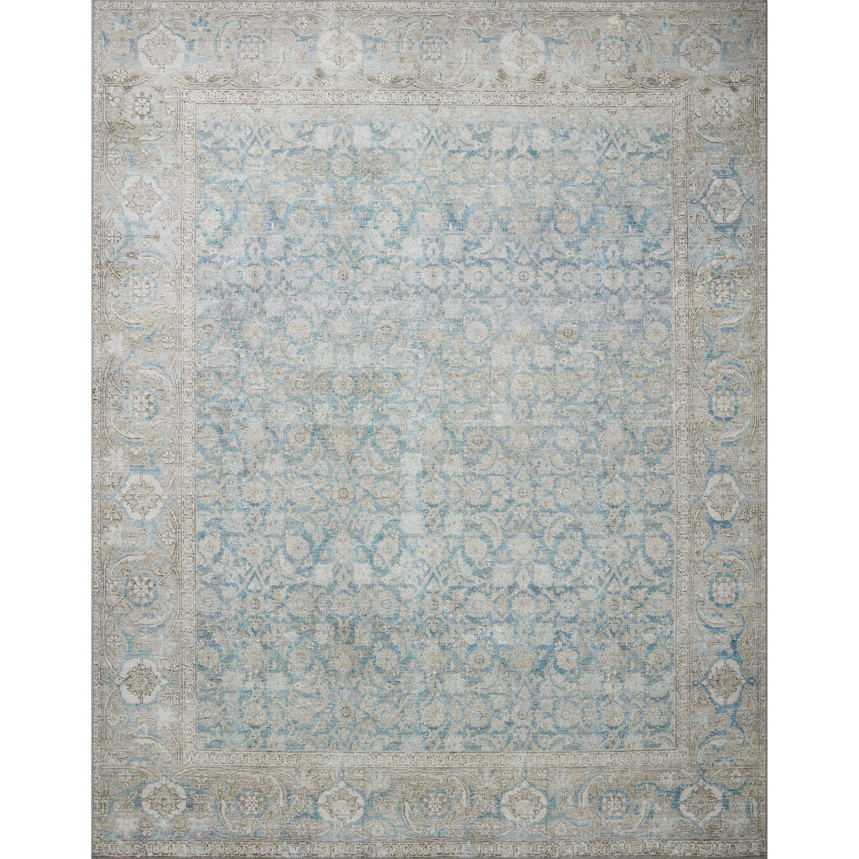 Alexander Home Sophia Printed Shabby Chic Botanical Vintage Area Rug