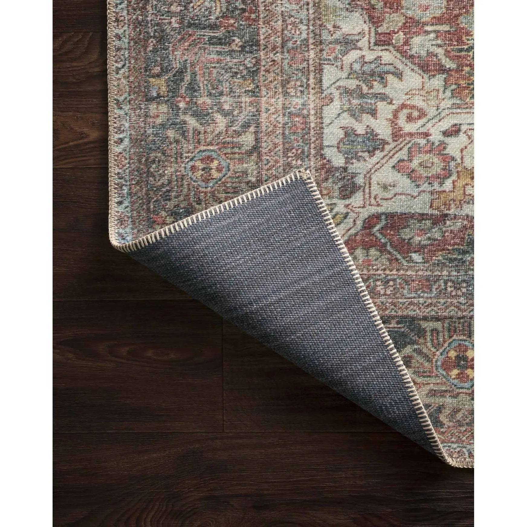 Alexander Home Tremezzina Printed Distressed Area Rug