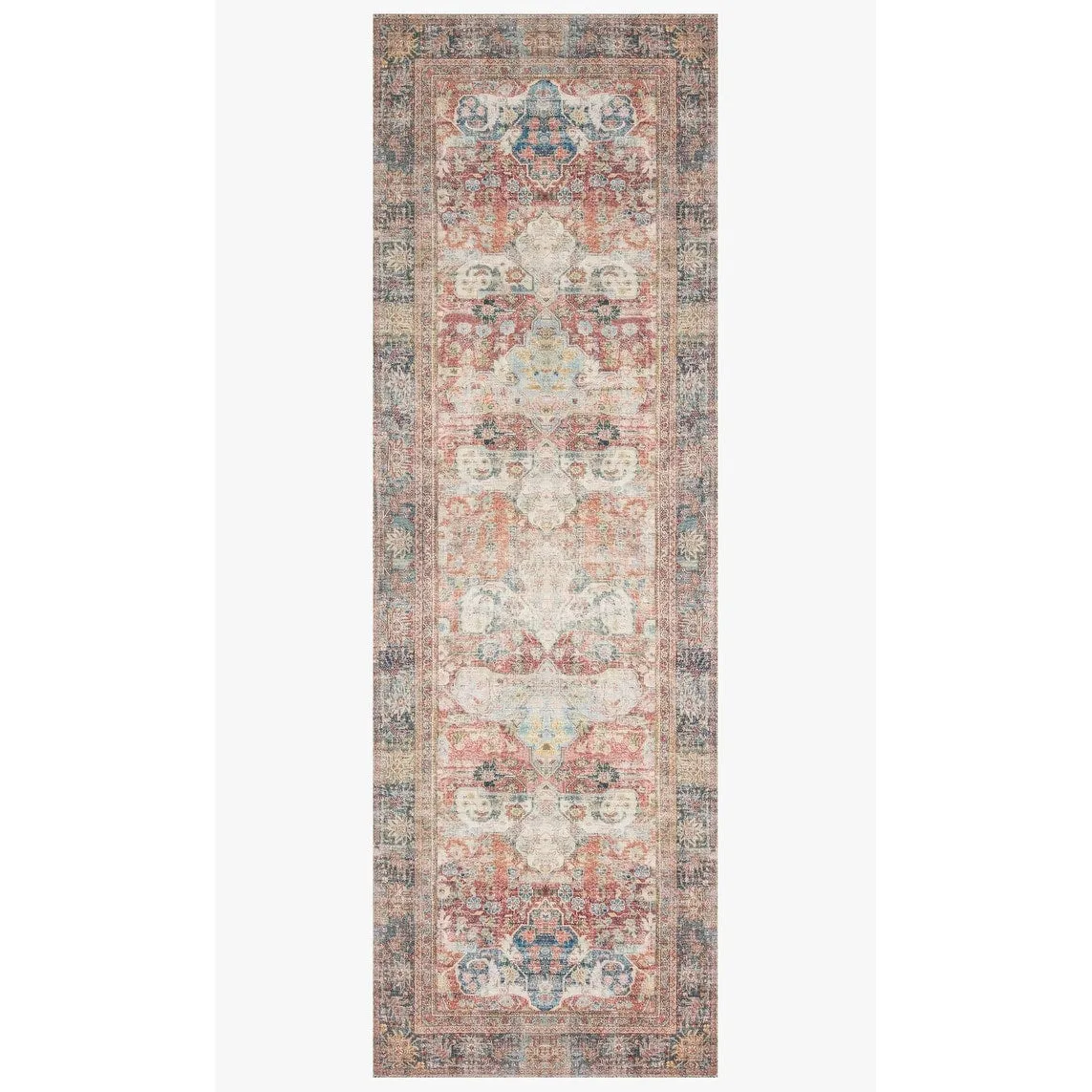 Alexander Home Tremezzina Printed Distressed Area Rug