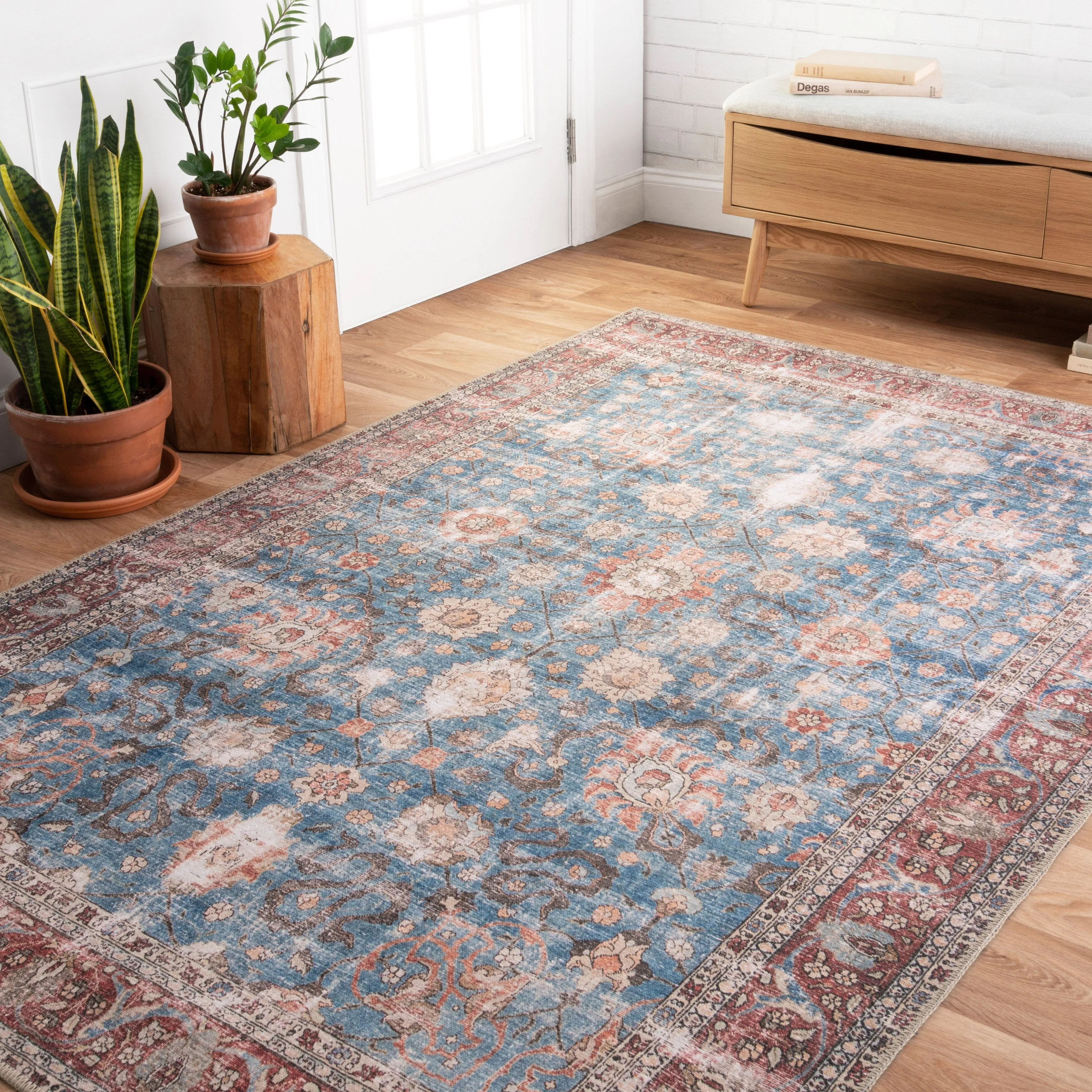 Alexander Home Tremezzina Printed Distressed Boho Rug