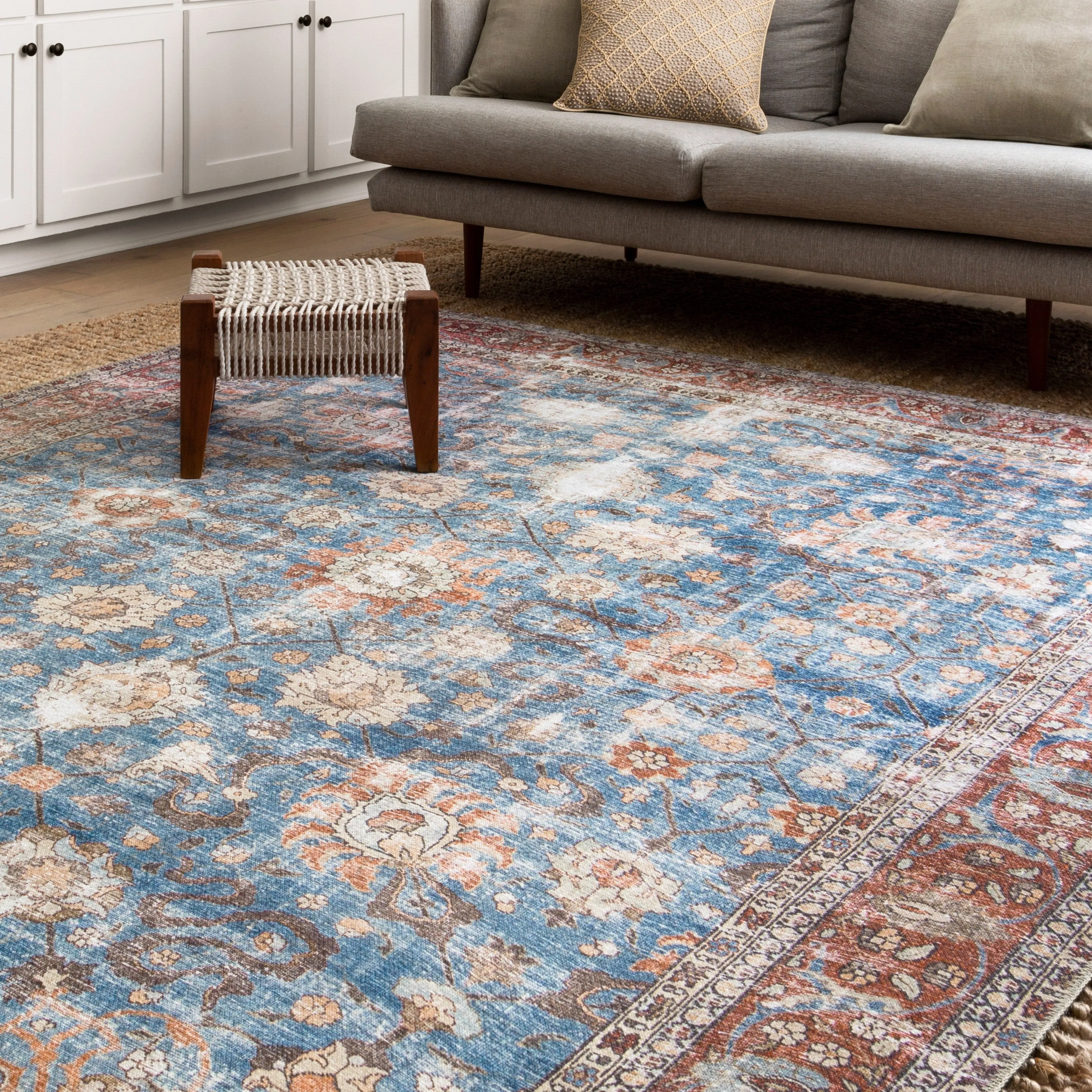 Alexander Home Tremezzina Printed Distressed Boho Rug
