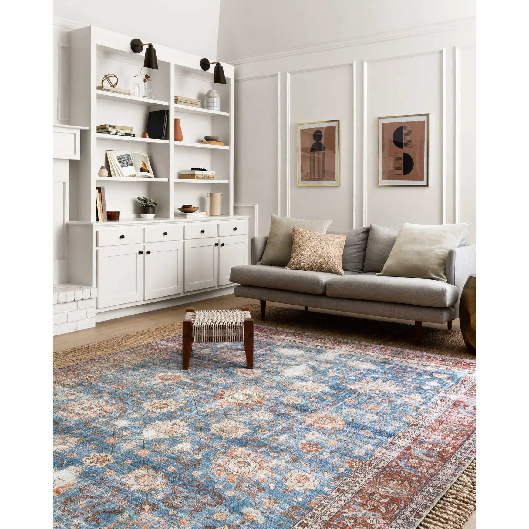 Alexander Home Tremezzina Printed Distressed Boho Rug