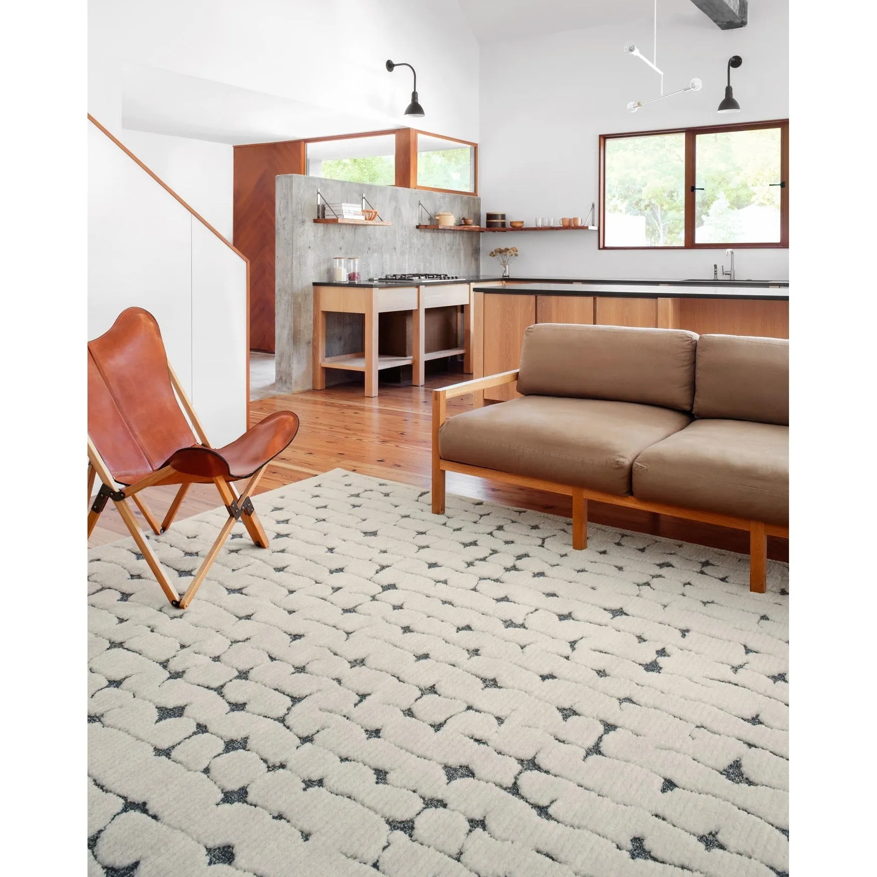 Alexander Home Vail Mid-century Modern Geometric Area Rug