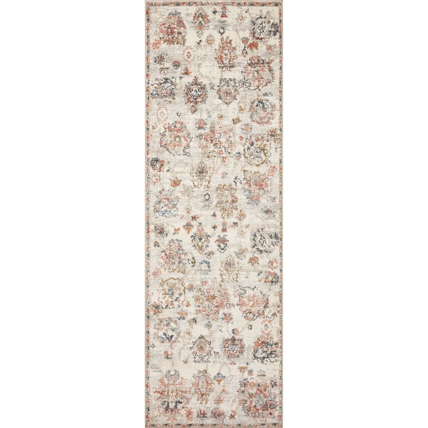 Alexander Home Valeria Farmhouse Botanical Area Rug