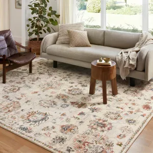 Alexander Home Valeria Farmhouse Botanical Area Rug