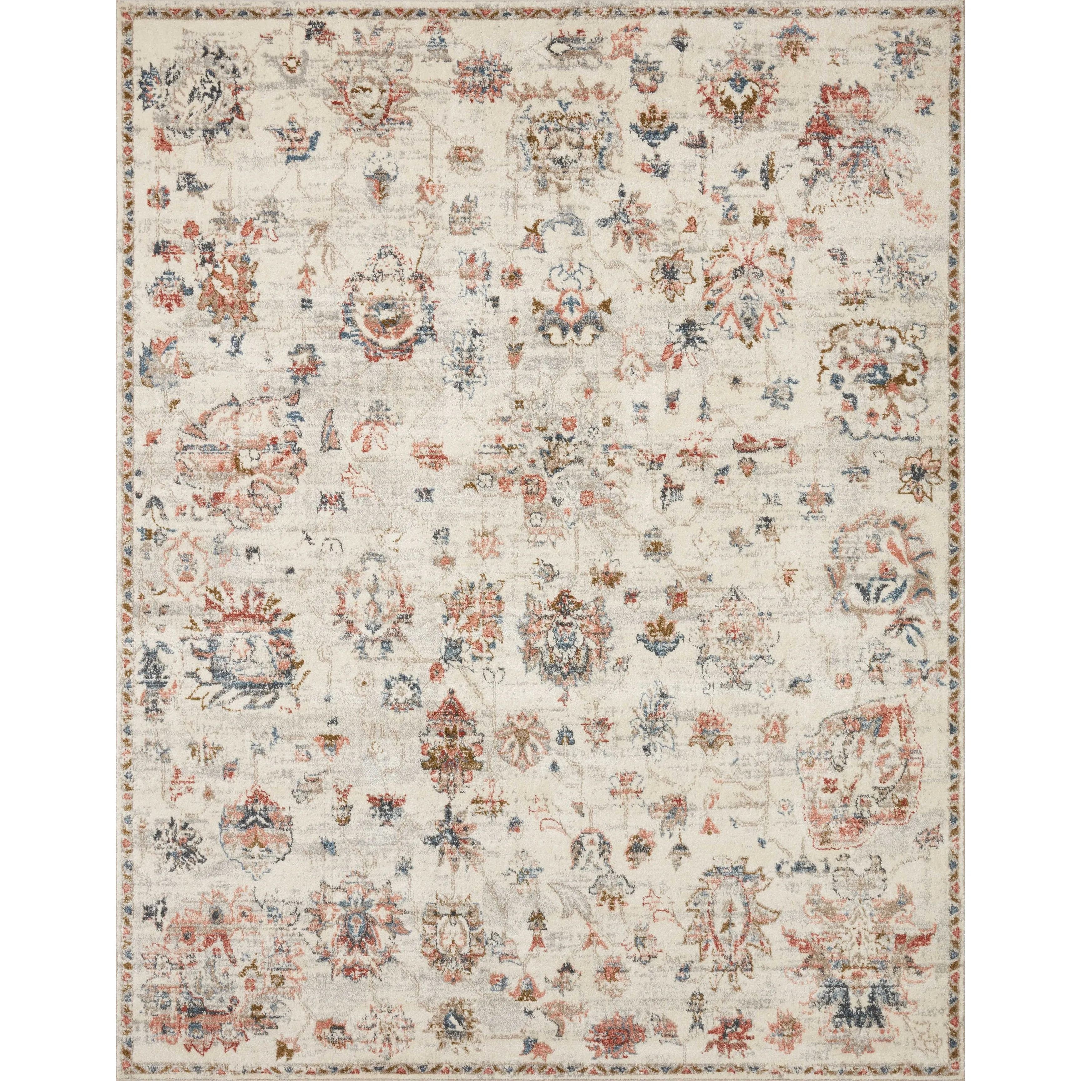 Alexander Home Valeria Farmhouse Botanical Area Rug