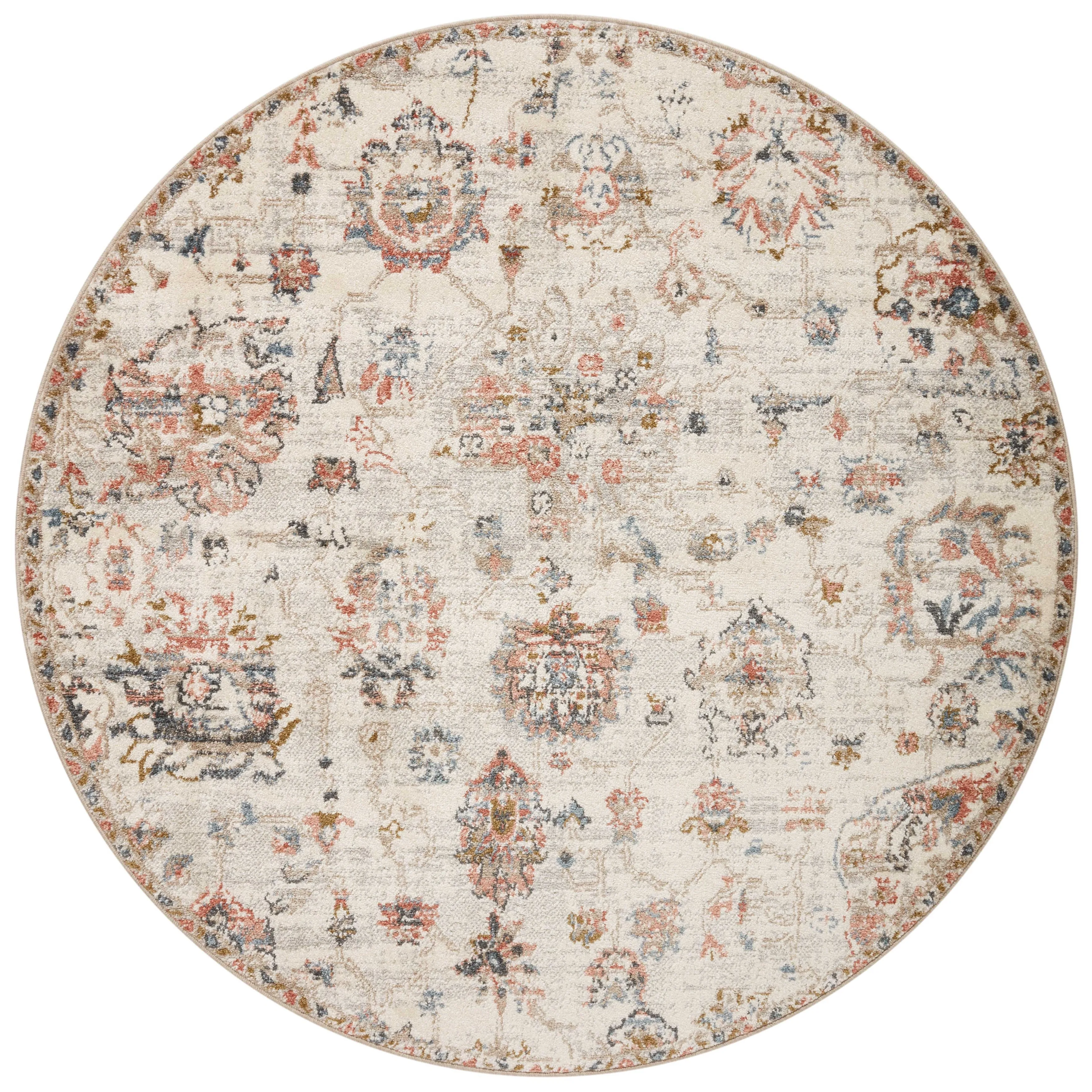 Alexander Home Valeria Farmhouse Botanical Area Rug