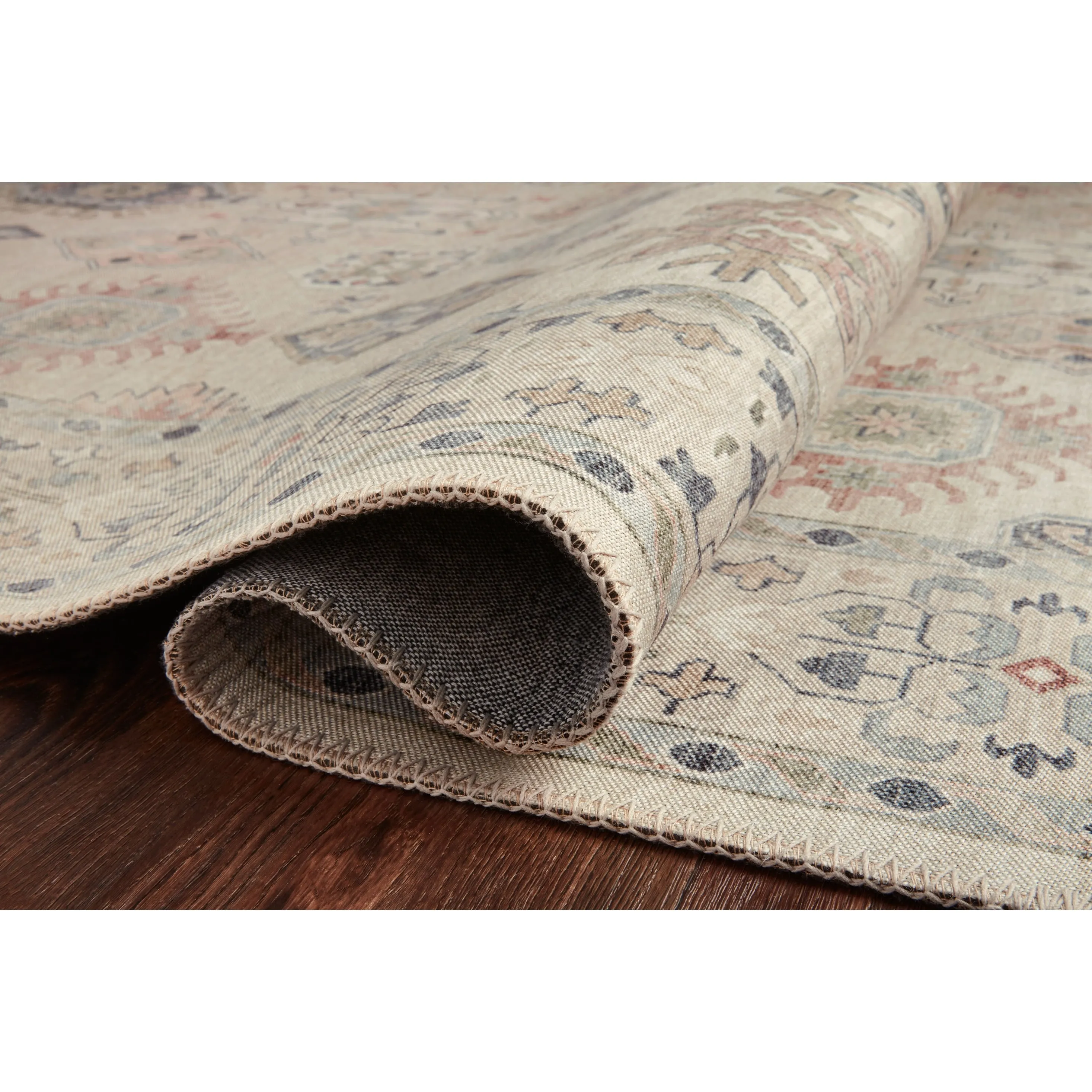 Alexander Home Venetian Printed Gem Distressed Rug