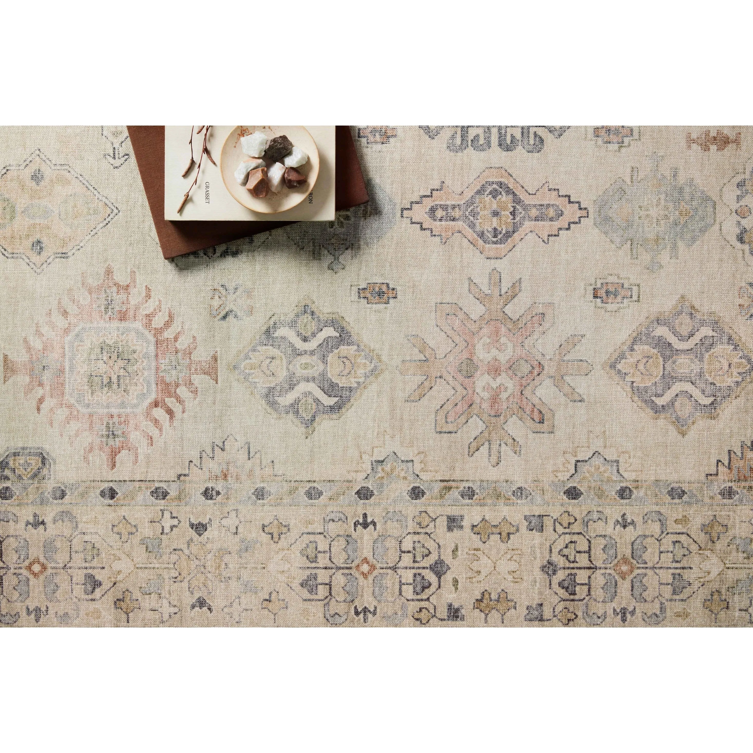 Alexander Home Venetian Printed Gem Distressed Rug
