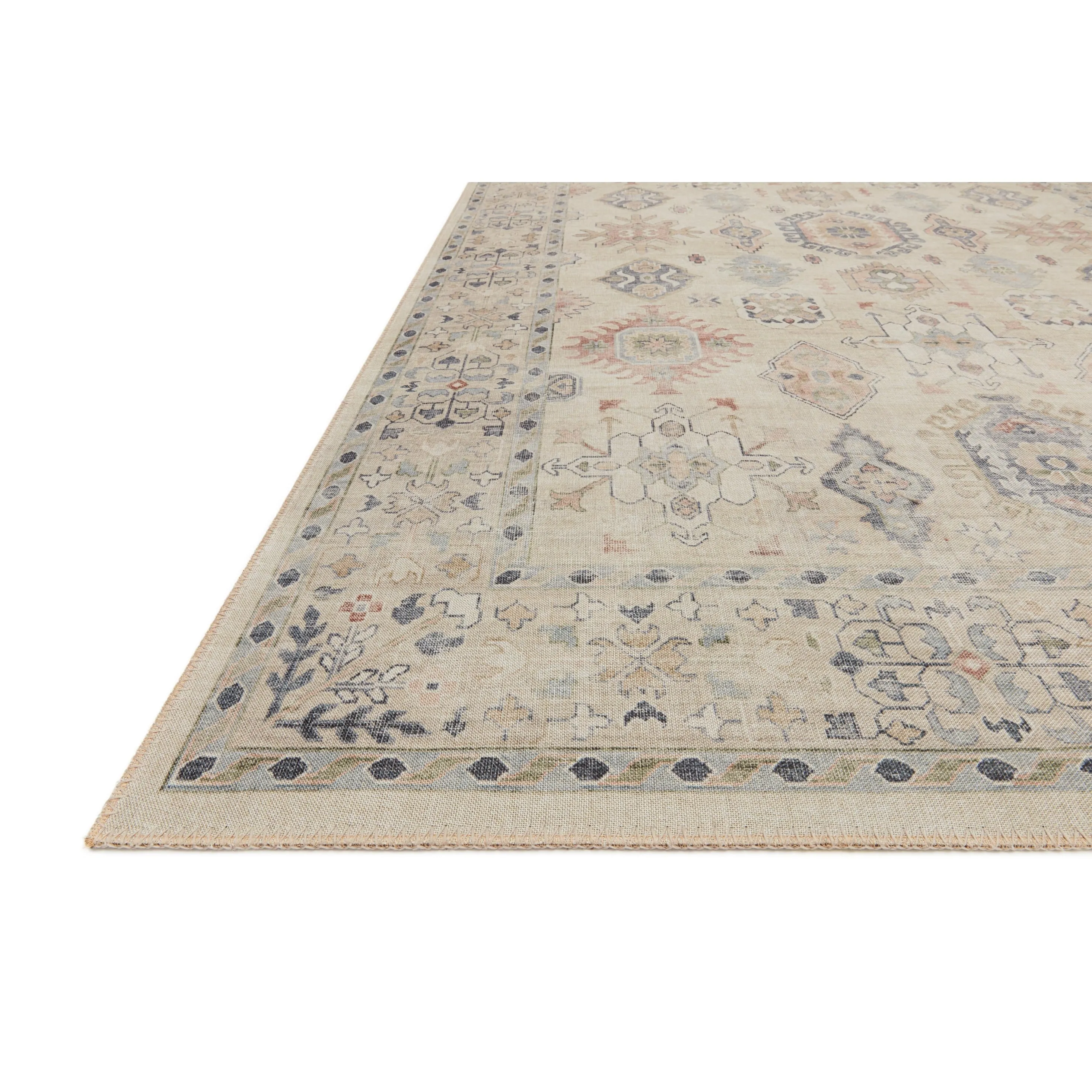 Alexander Home Venetian Printed Gem Distressed Rug
