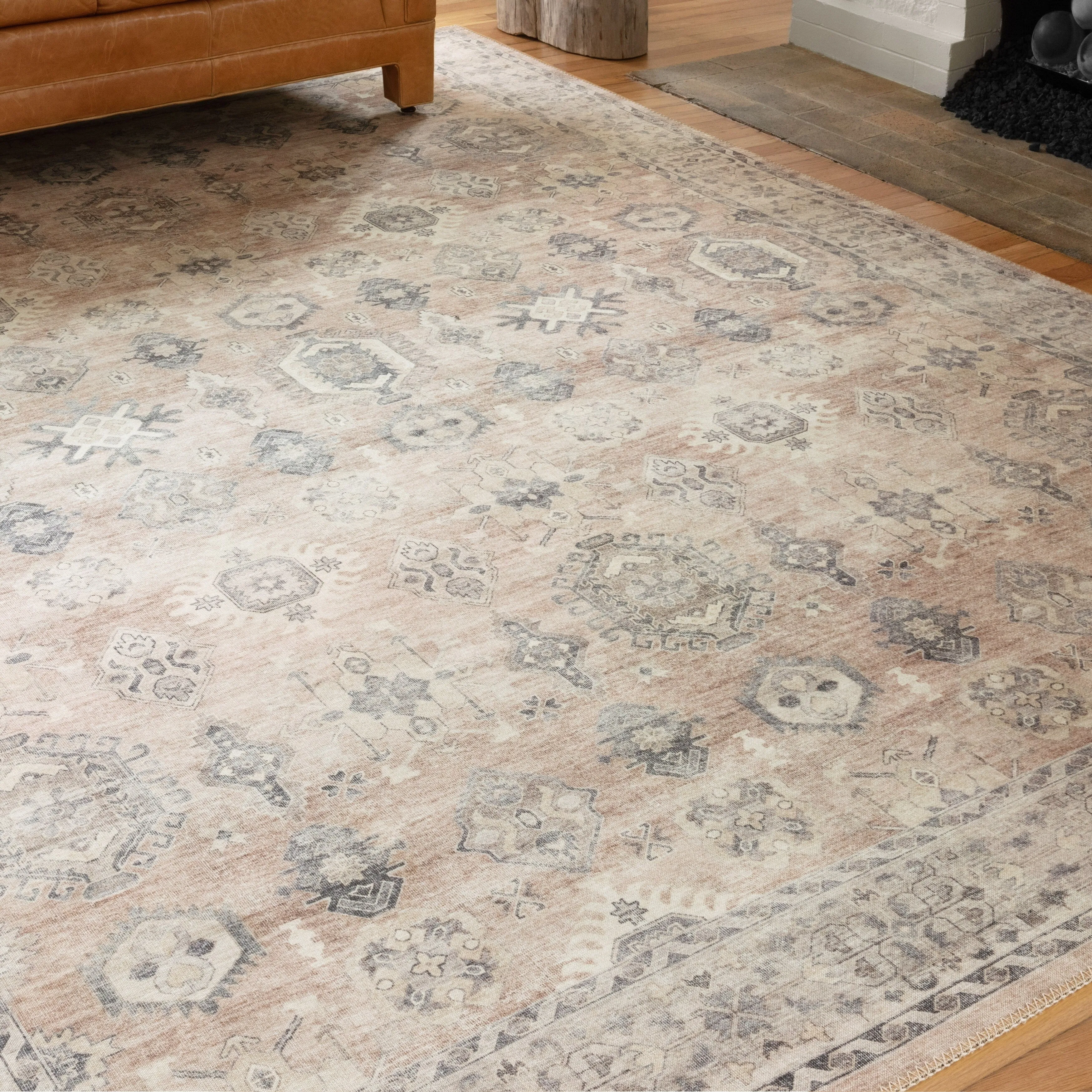 Alexander Home Venetian Printed Persian Distressed Rug