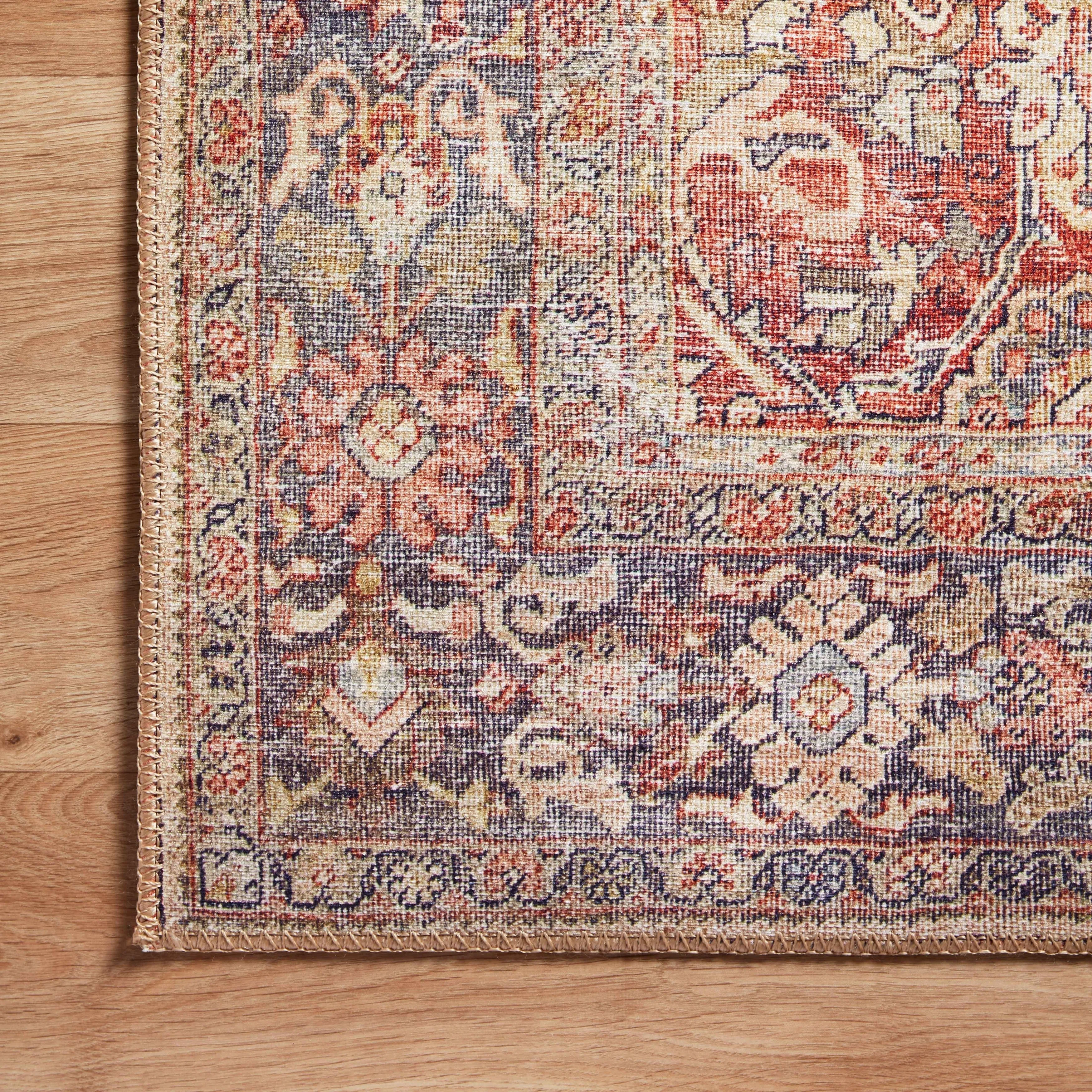 Alexander Home Victoria Bohemian Botanical Printed Area Rug