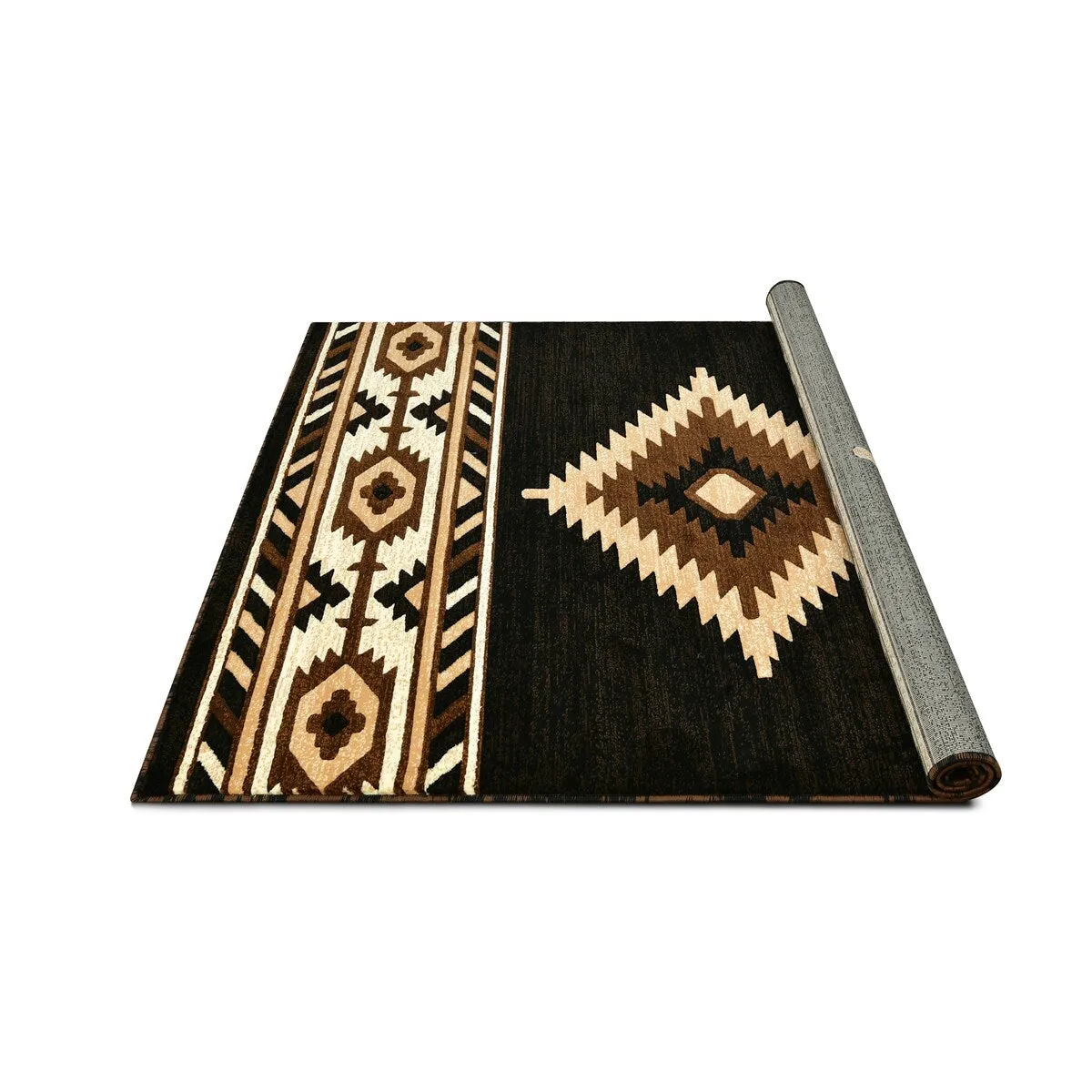 Allstar Rugs Cherokee Themed Polypropylene Area Rug