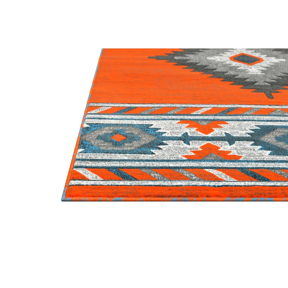 Allstar Rugs Cherokee Themed Polypropylene Area Rug