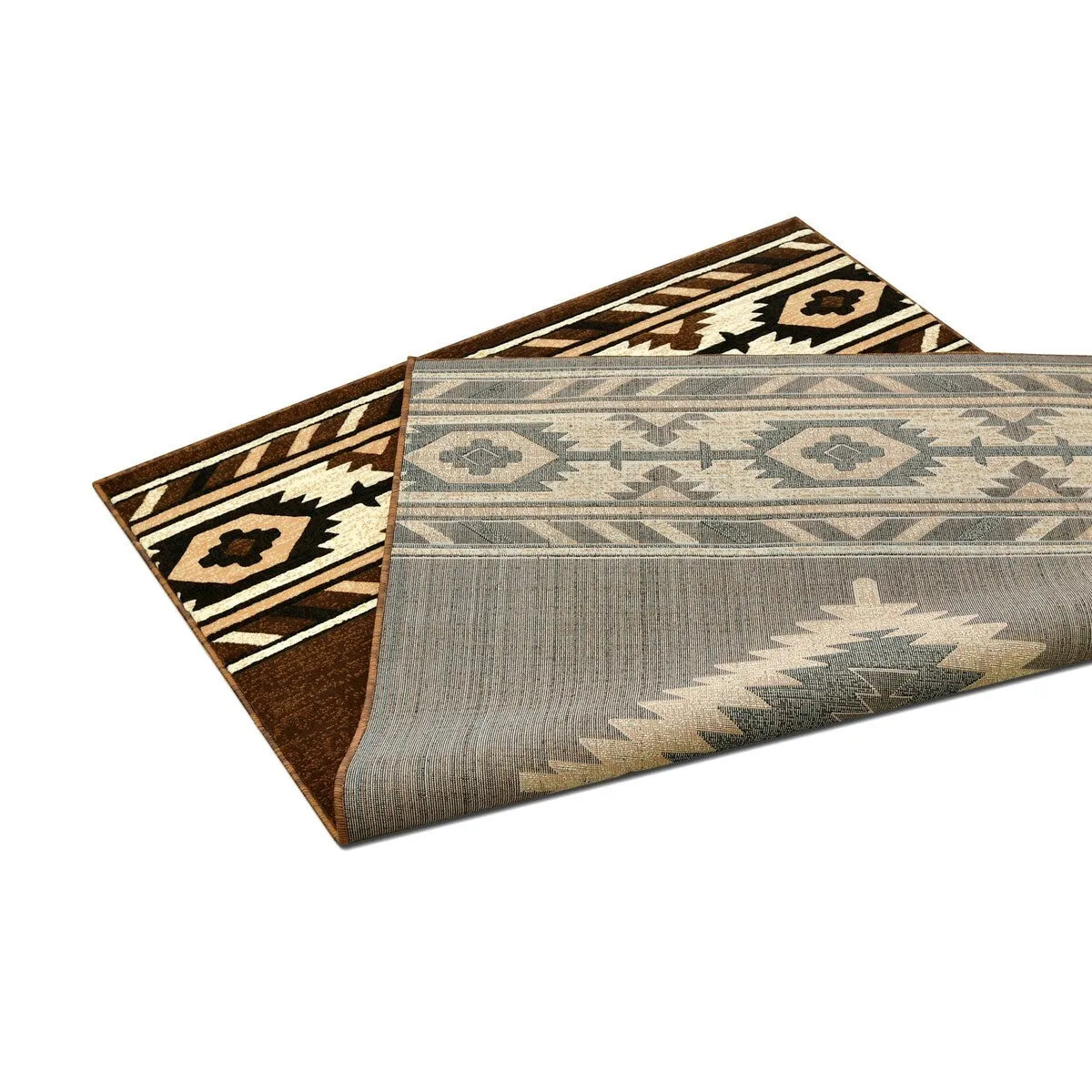 Allstar Rugs Cherokee Themed Polypropylene Area Rug