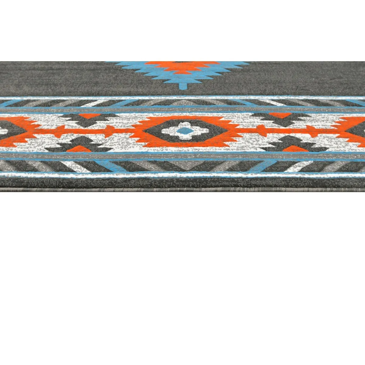 Allstar Rugs Cherokee Themed Polypropylene Area Rug