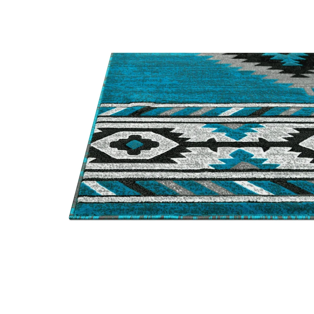 Allstar Rugs Cherokee Themed Polypropylene Area Rug