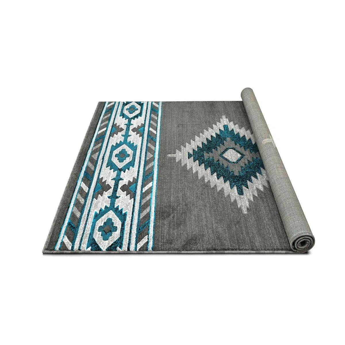 Allstar Rugs Cherokee Themed Polypropylene Area Rug