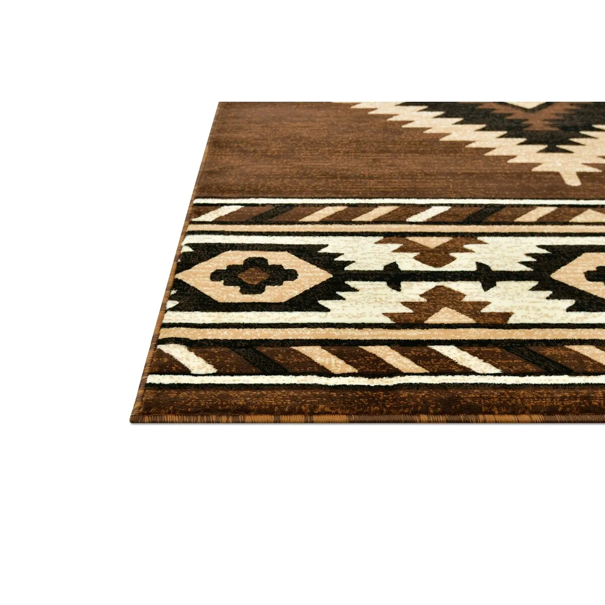 Allstar Rugs Cherokee Themed Polypropylene Area Rug