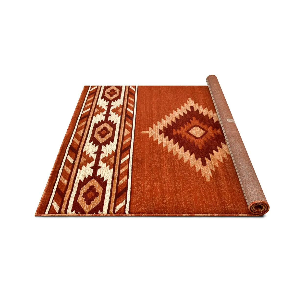 Allstar Rugs Cherokee Themed Polypropylene Area Rug
