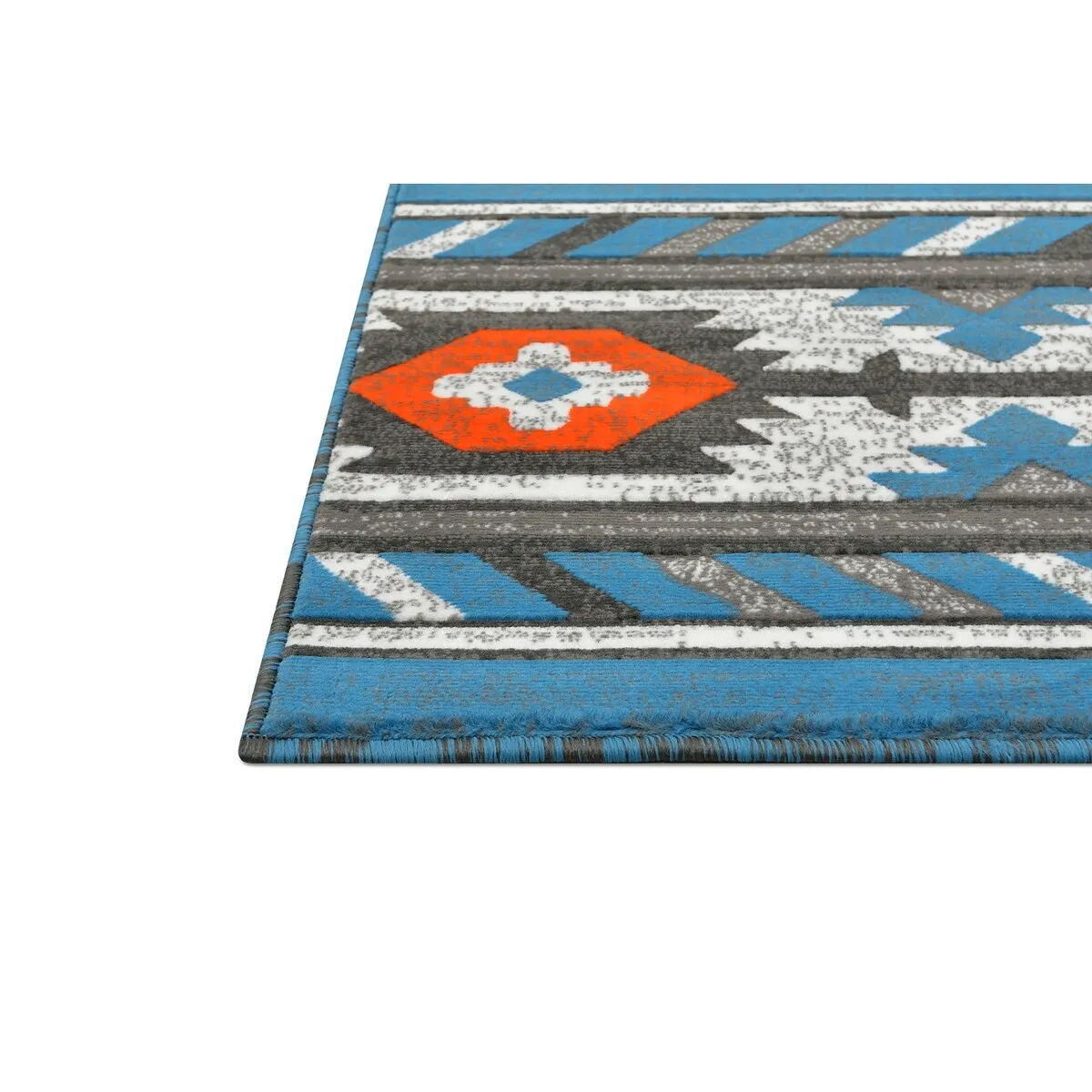 Allstar Rugs Cherokee Themed Polypropylene Area Rug