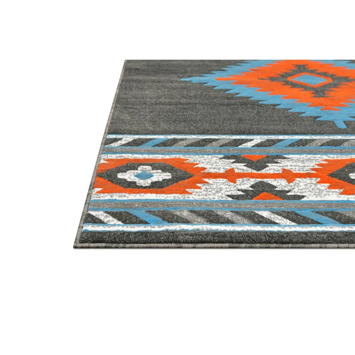 Allstar Rugs Cherokee Themed Polypropylene Area Rug