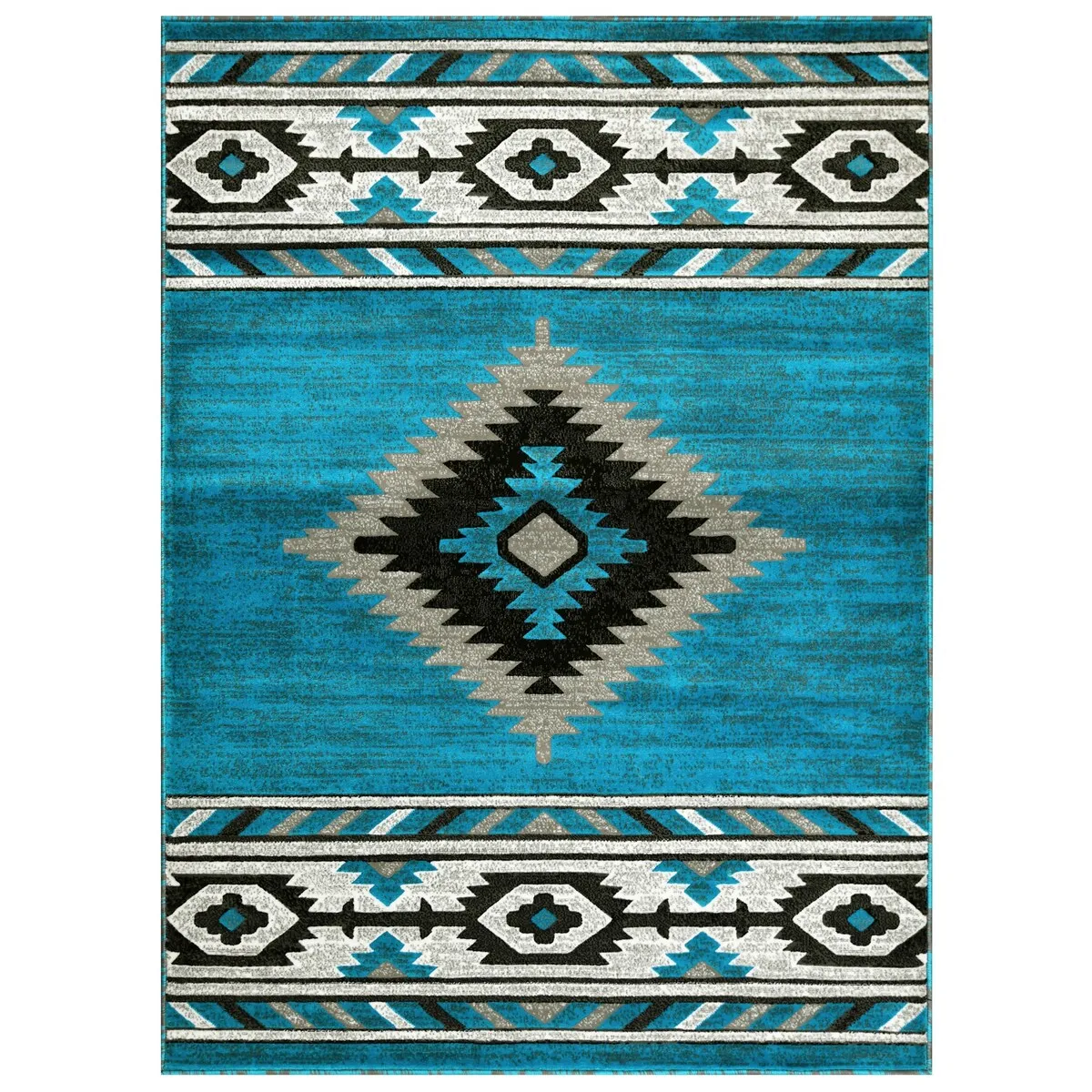 Allstar Rugs Cherokee Themed Polypropylene Area Rug