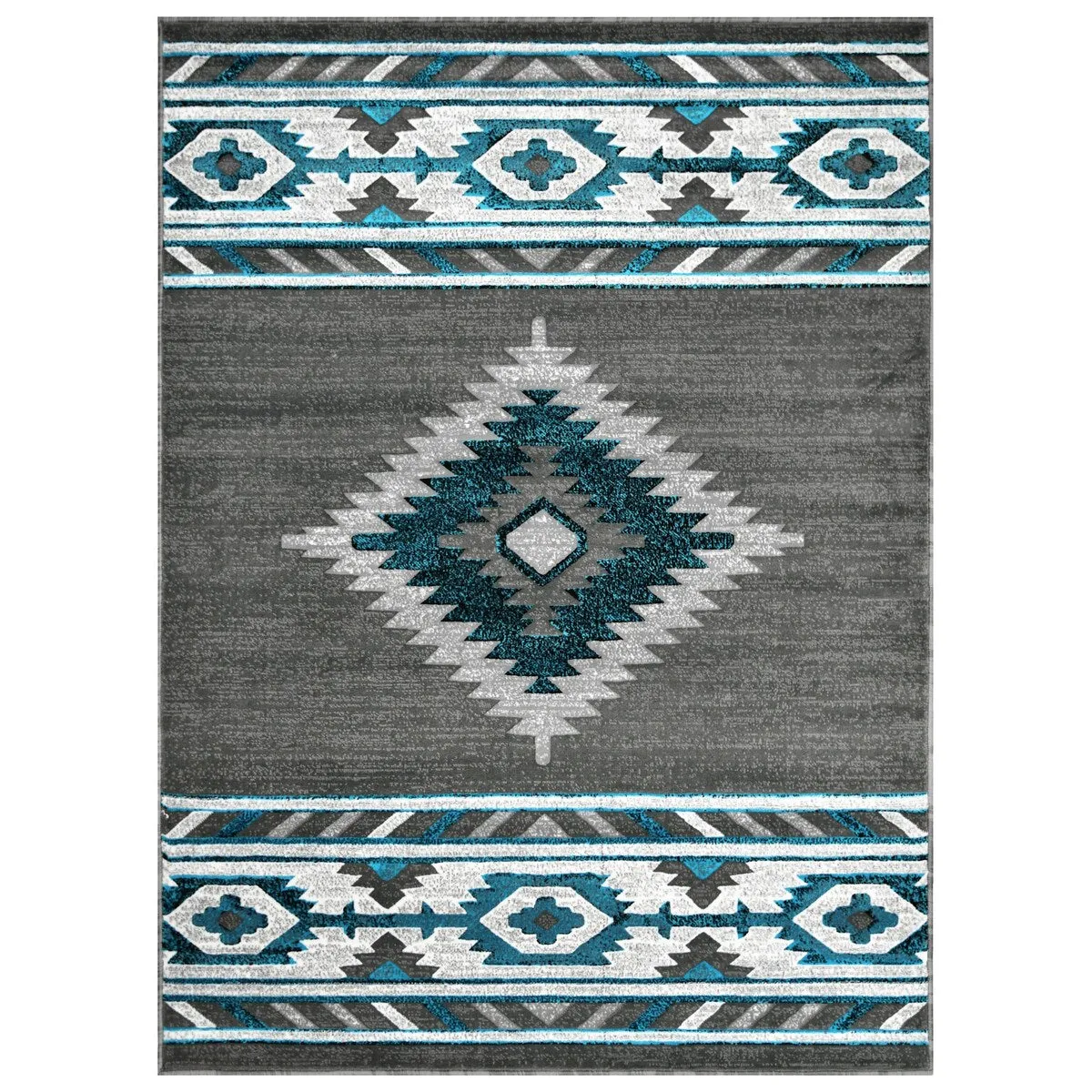 Allstar Rugs Cherokee Themed Polypropylene Area Rug