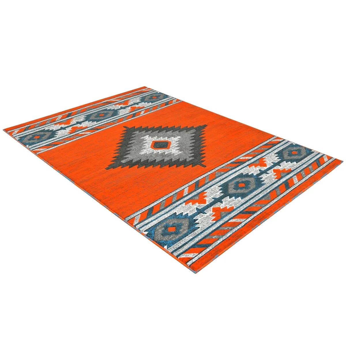 Allstar Rugs Cherokee Themed Polypropylene Area Rug