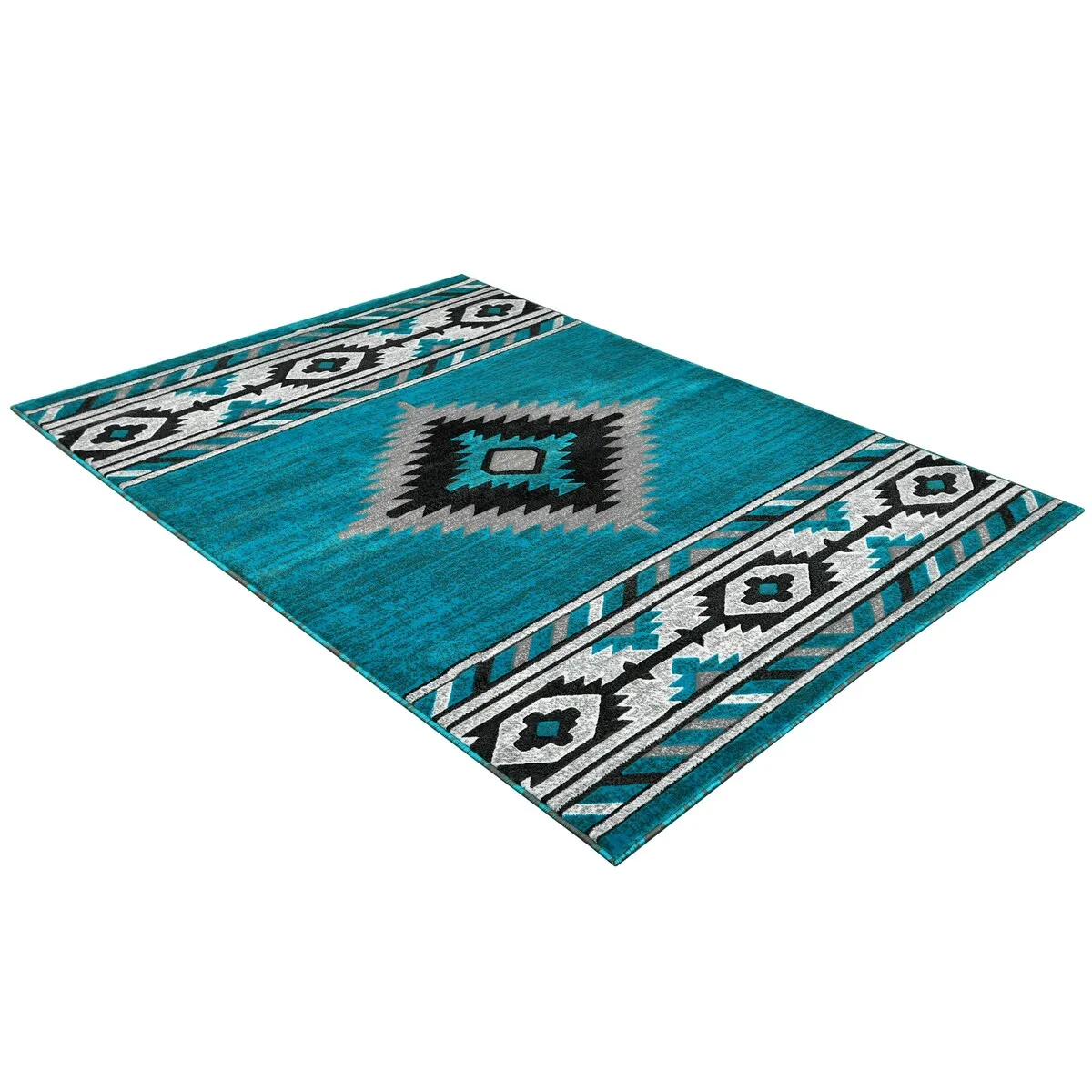 Allstar Rugs Cherokee Themed Polypropylene Area Rug