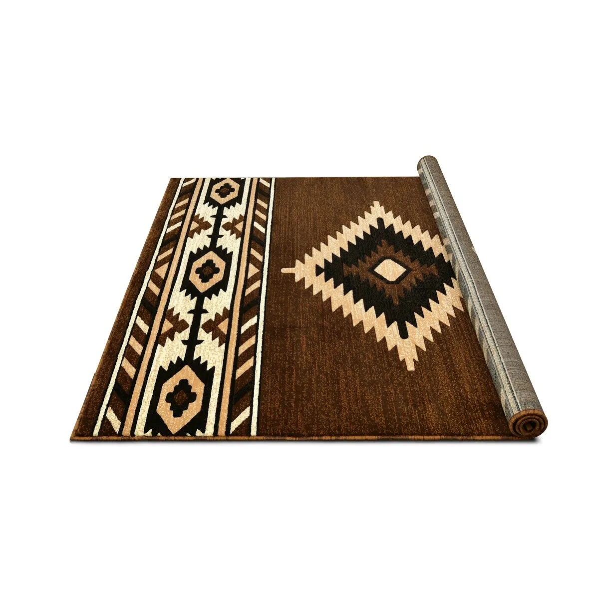Allstar Rugs Cherokee Themed Polypropylene Area Rug