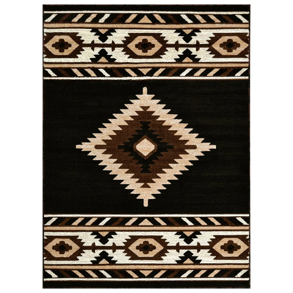 Allstar Rugs Cherokee Themed Polypropylene Area Rug